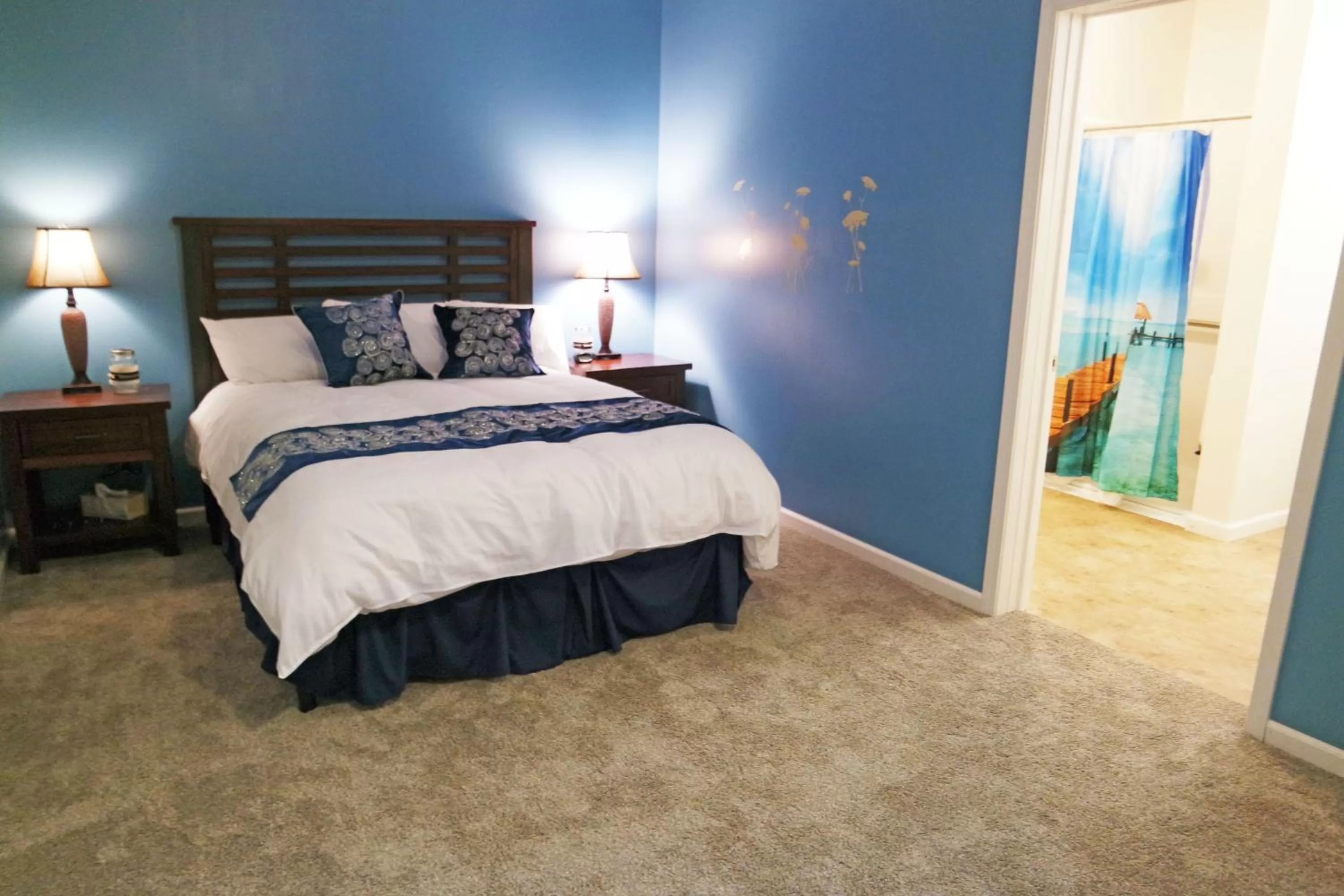 Bed in Deer Creek Winery at Brooks Estate