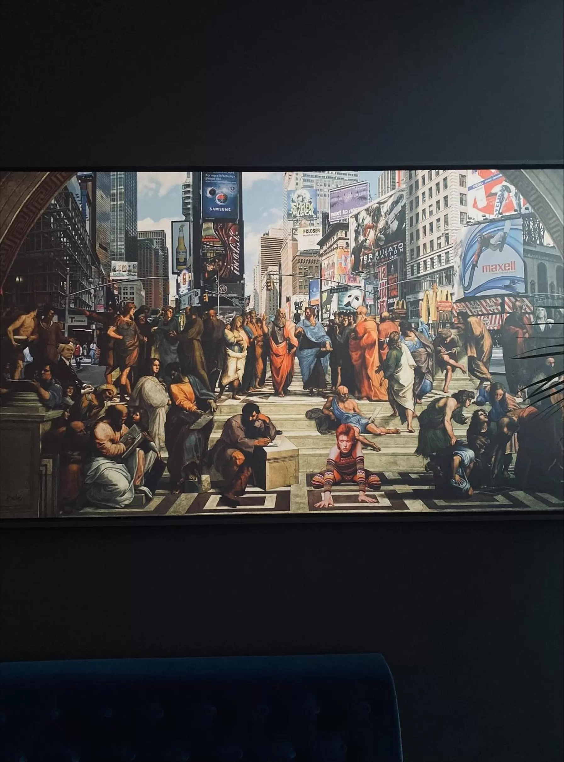 Communal lounge/ TV room in Palazzo Cornalia