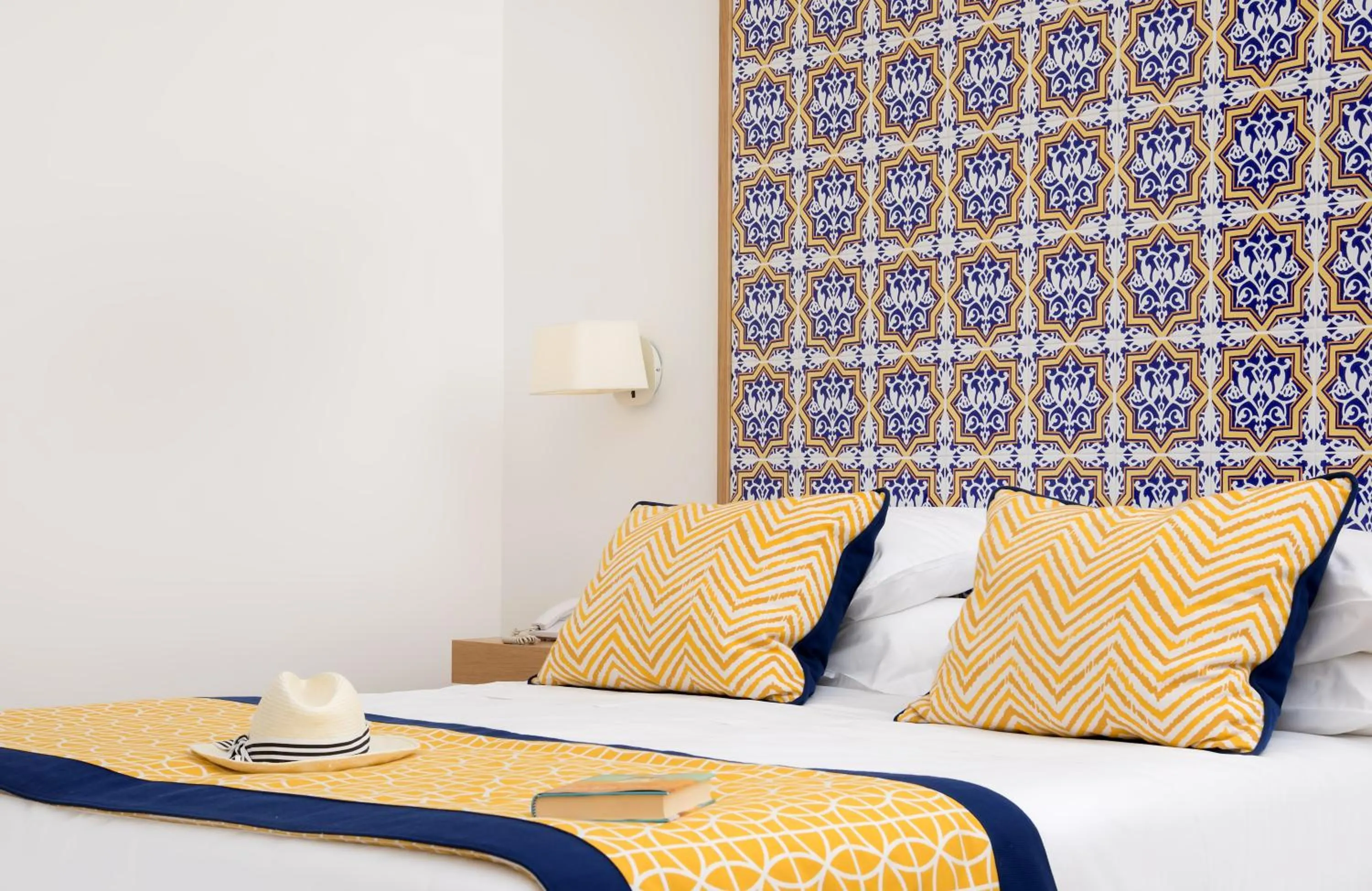 Bed in Hotel Miramare