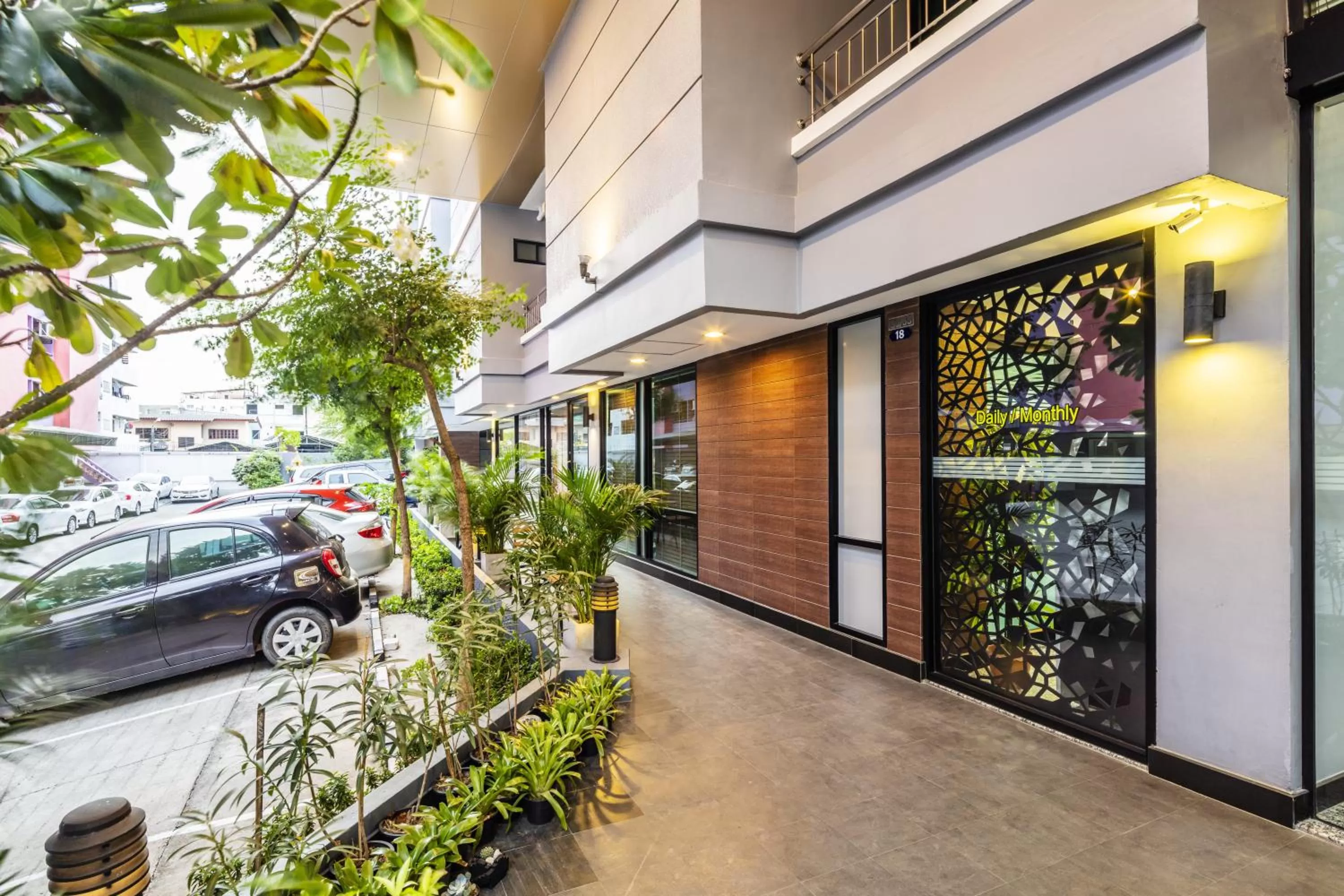 Facade/entrance in Aliz Hotel