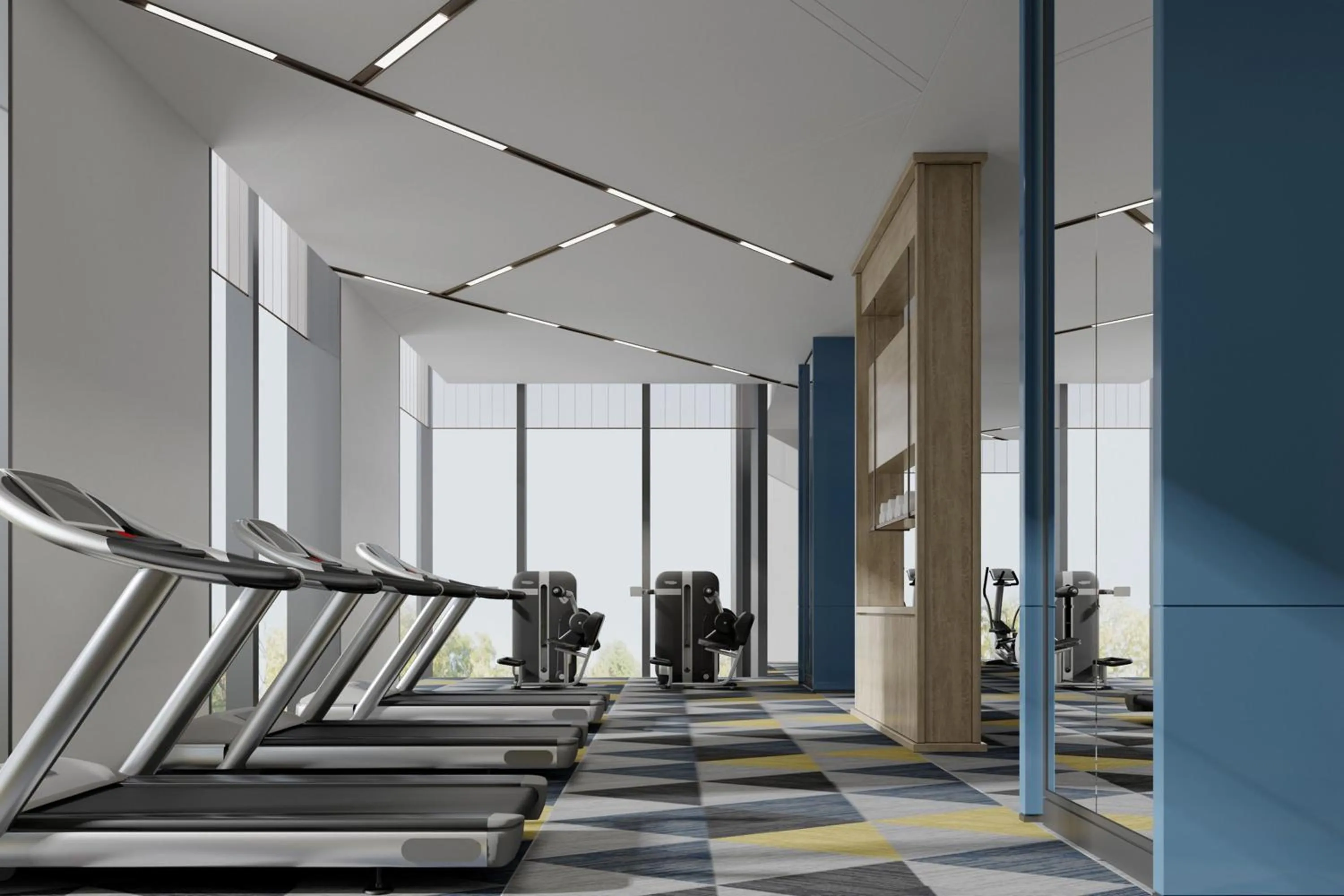 Fitness centre/facilities in Four Points by Sheraton Chengdu Tianfu New Area