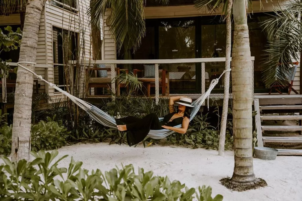 Balcony/Terrace in Villa Pescadores Tulum-Beachfront hotel by Ahau Collection