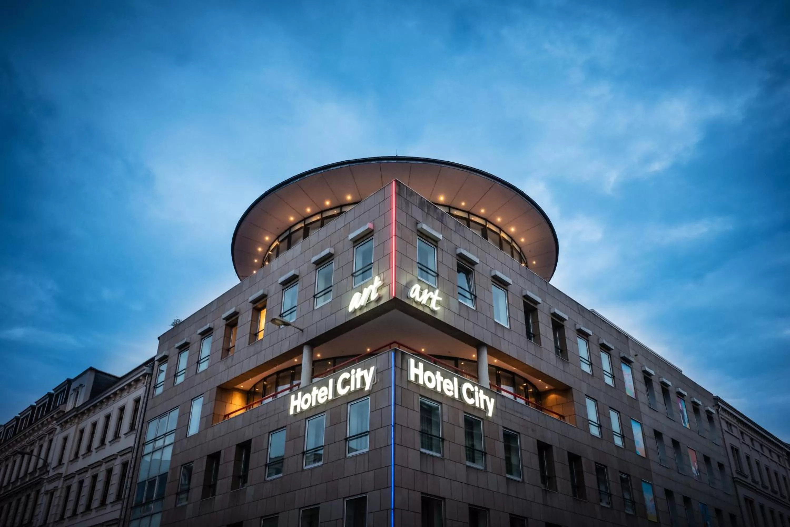 Property building in Art Hotel City Leipzig