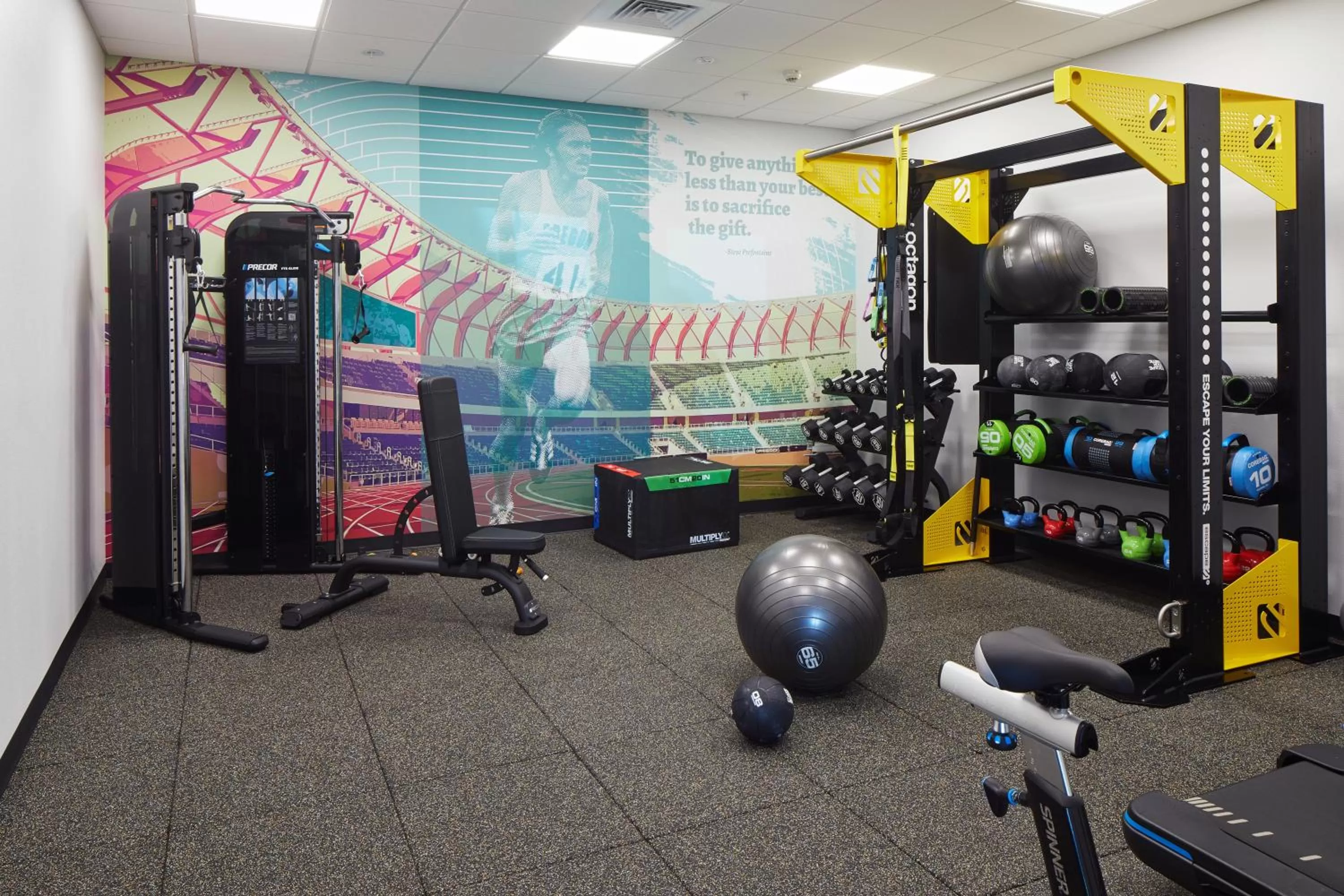 Fitness centre/facilities in Hayward Inn