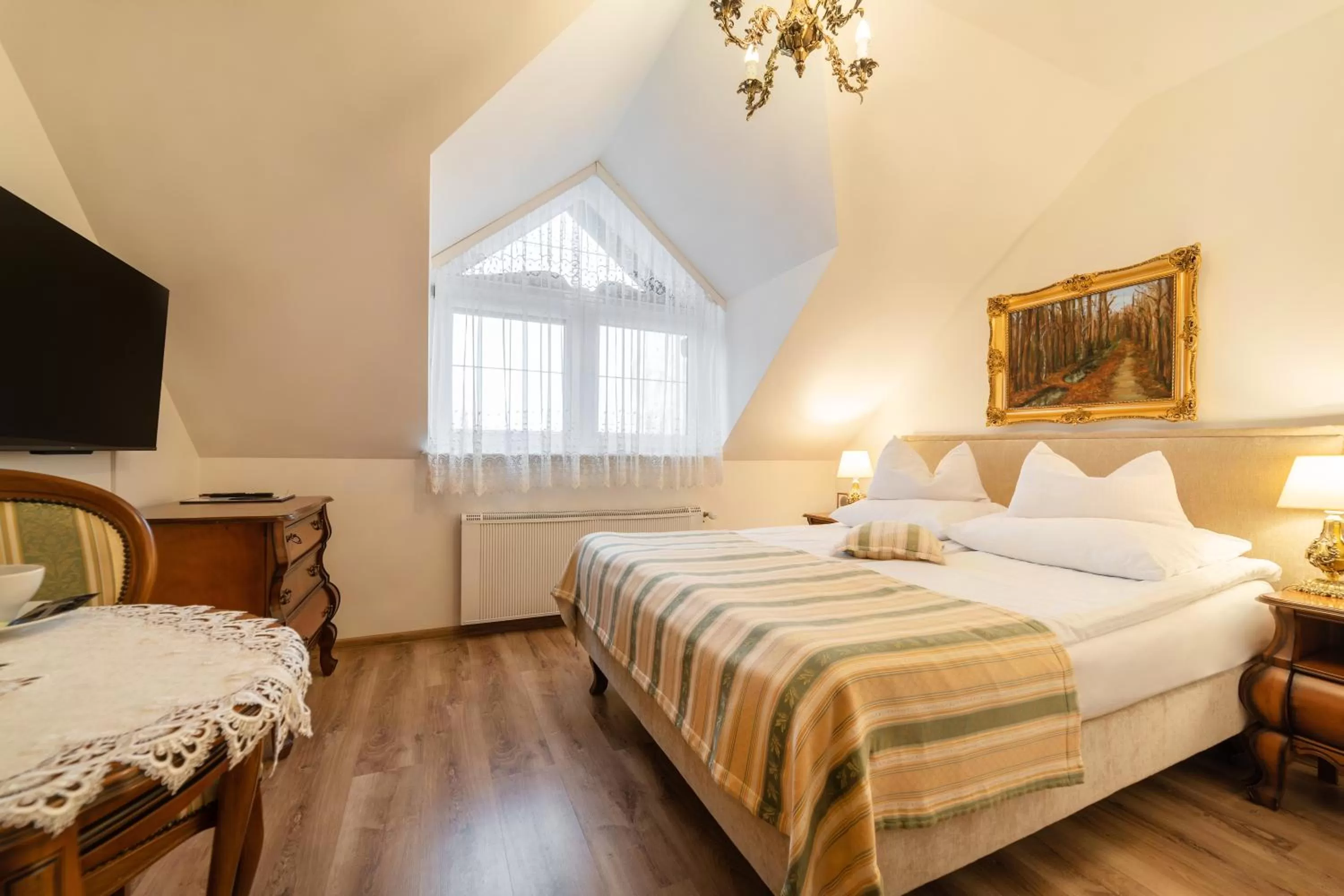 Bed in Pensjonat & Restauracja Admirał