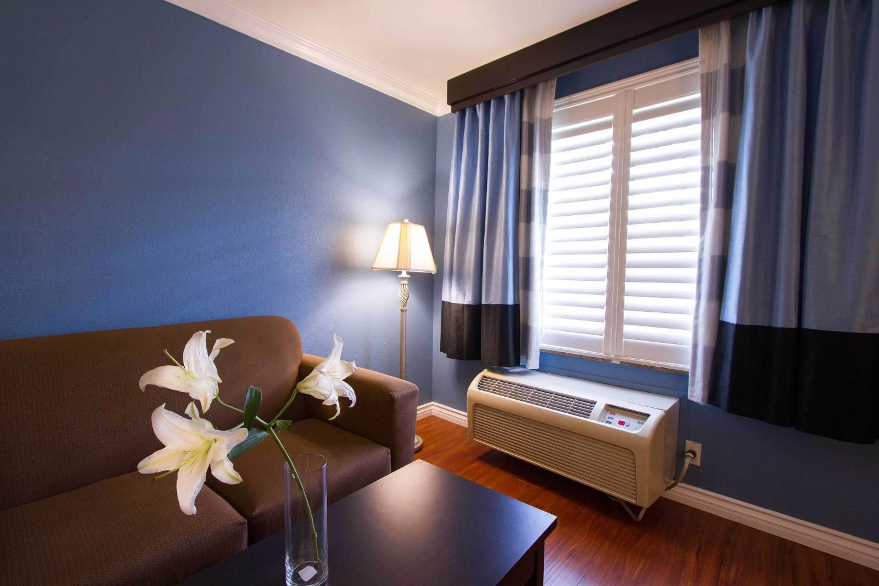 Living room in Regency Inn in Los Angeles