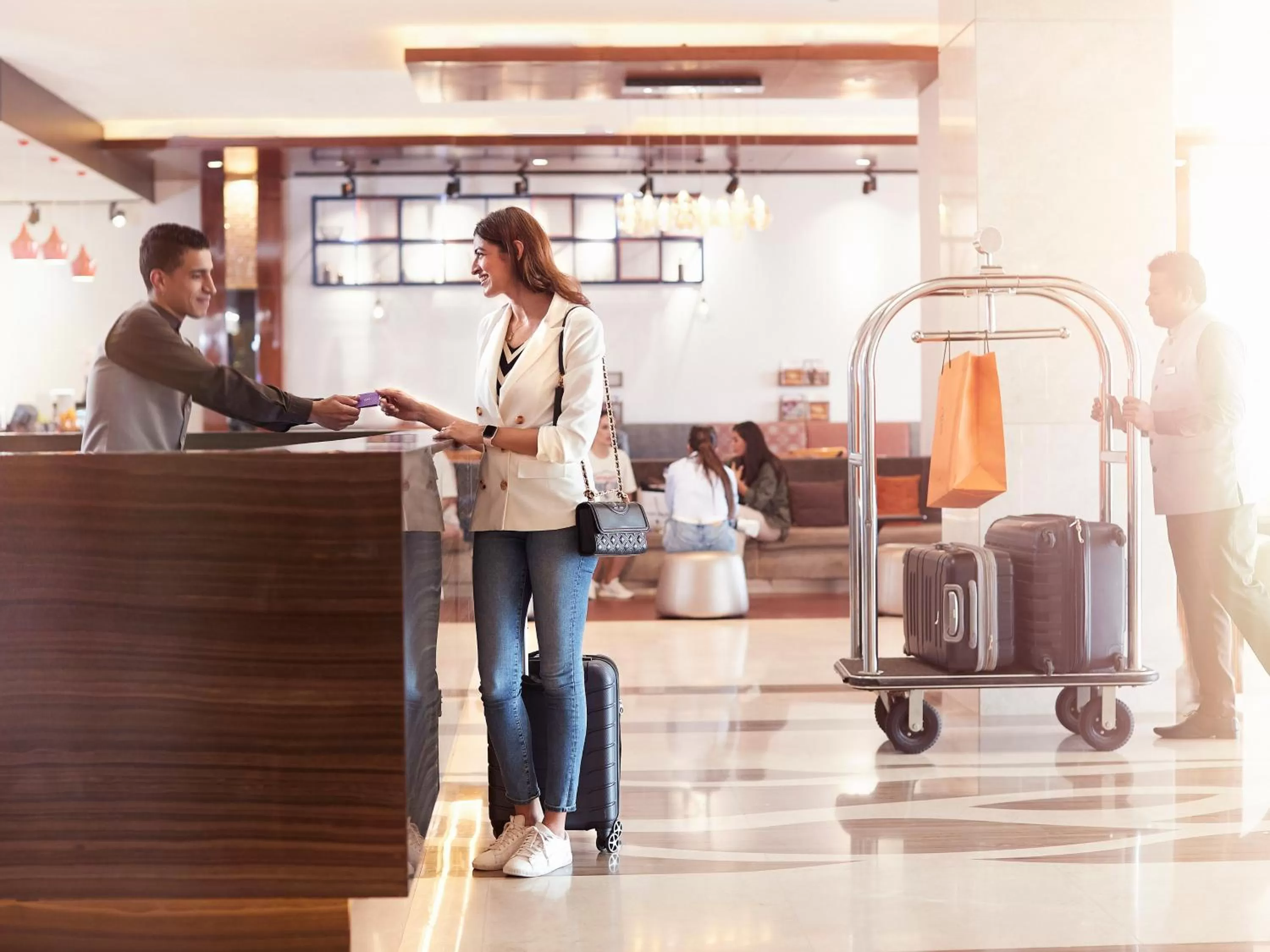 Lobby or reception in Flora Al Barsha Hotel At The Mall