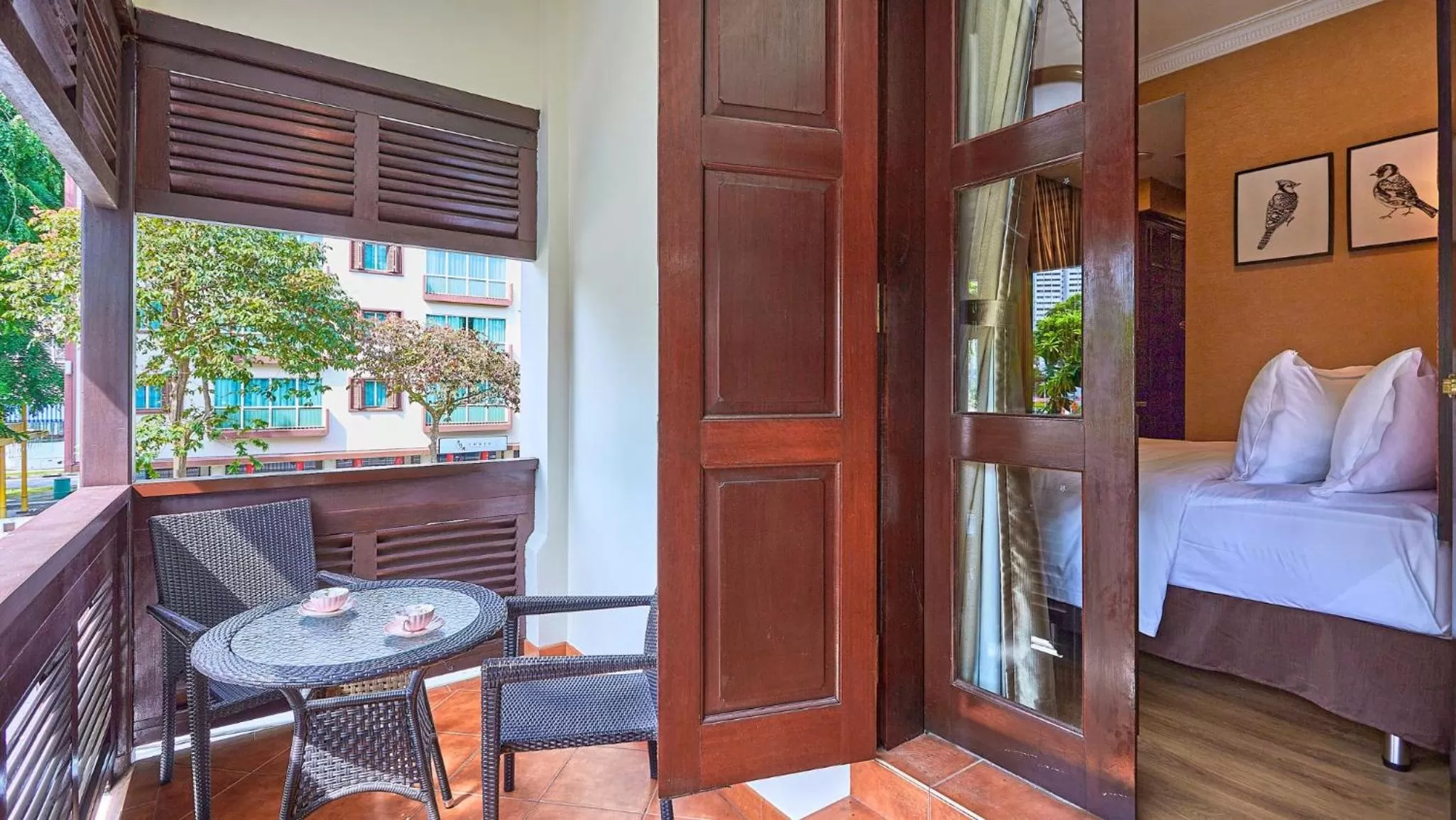 Balcony/Terrace, Bed in Nostalgia Hotel