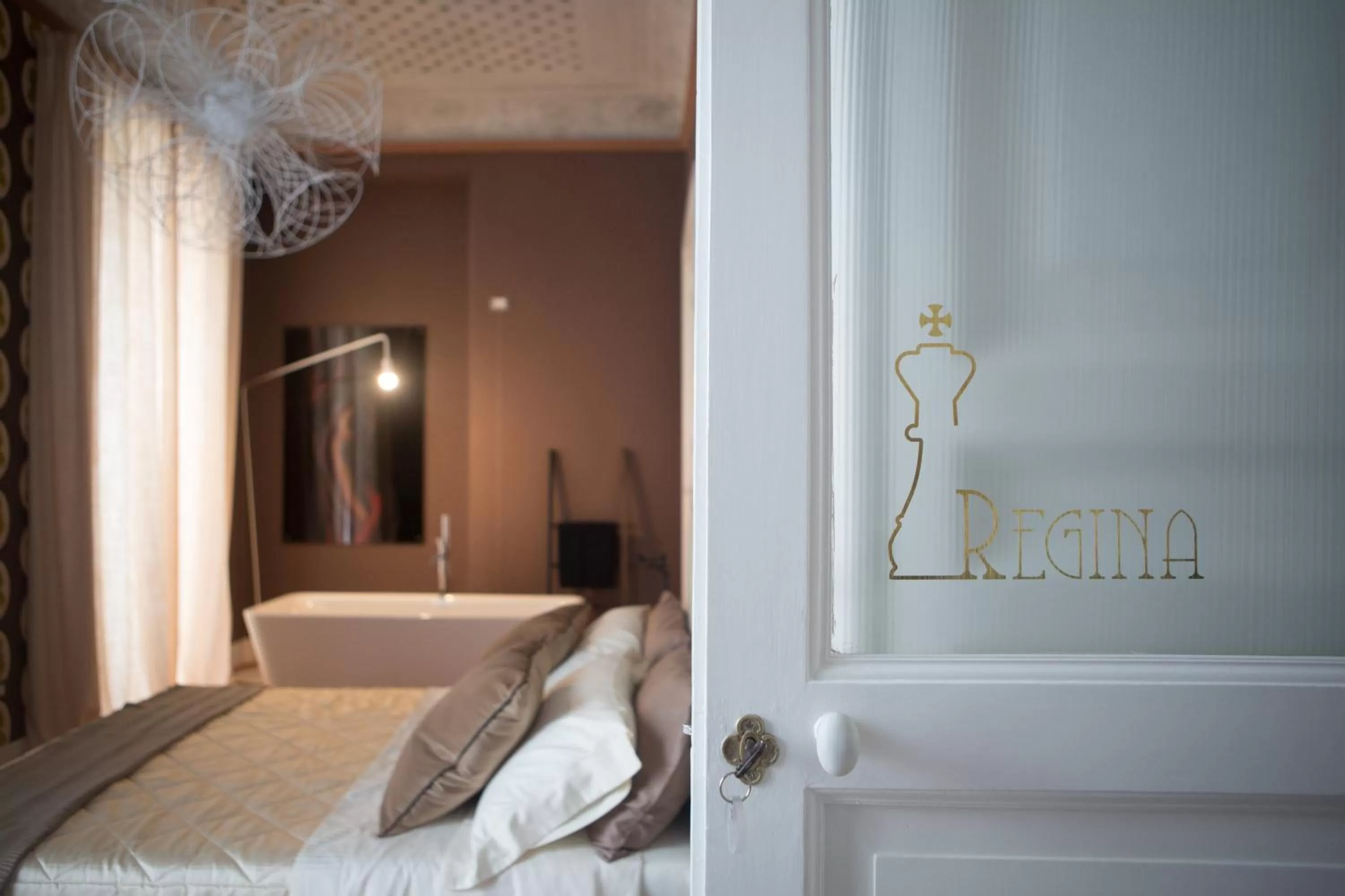 Bed in Palazzo Cannavina Suite & Private SPA