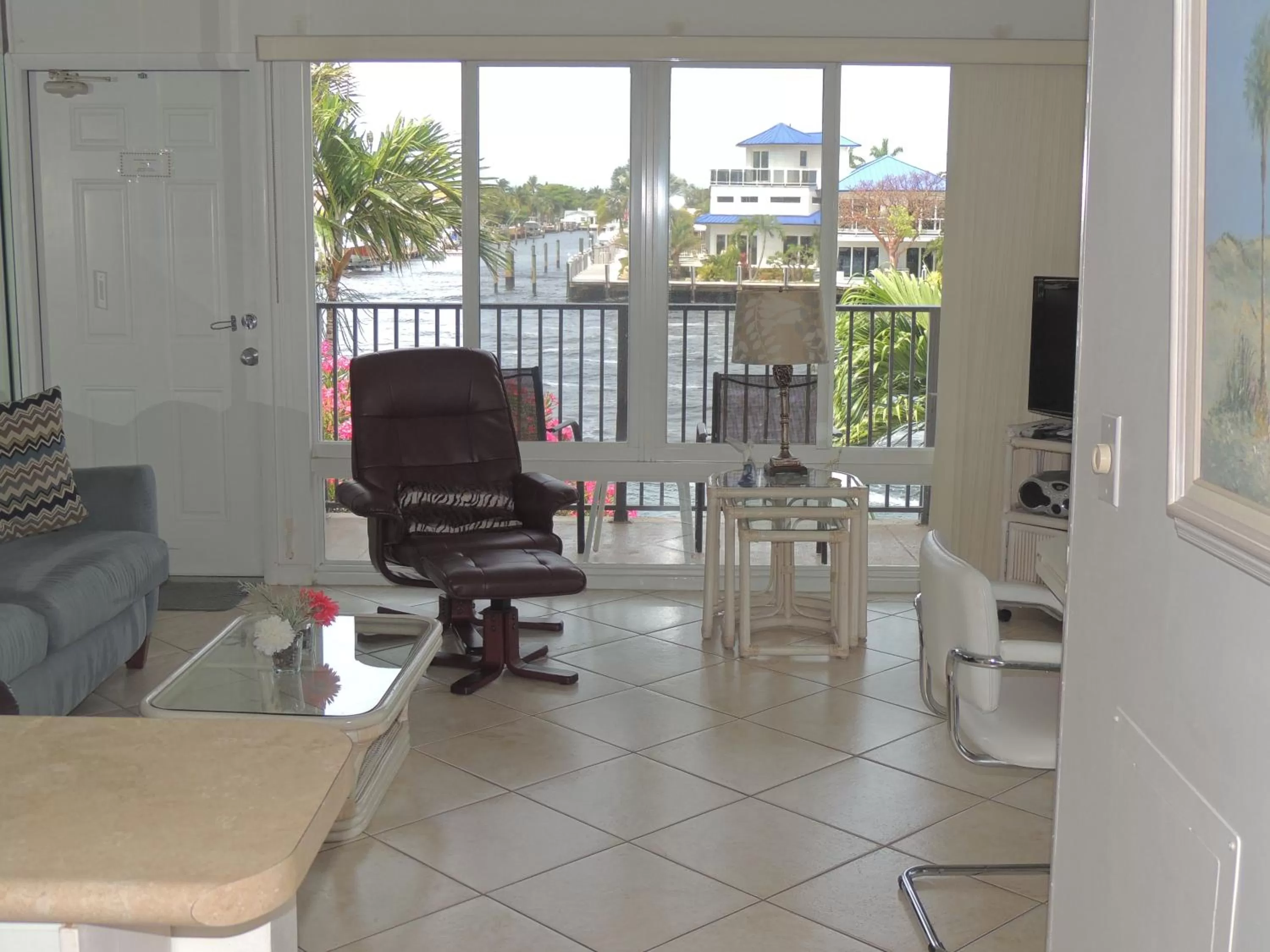 Pool view in Aqua Mar Condos