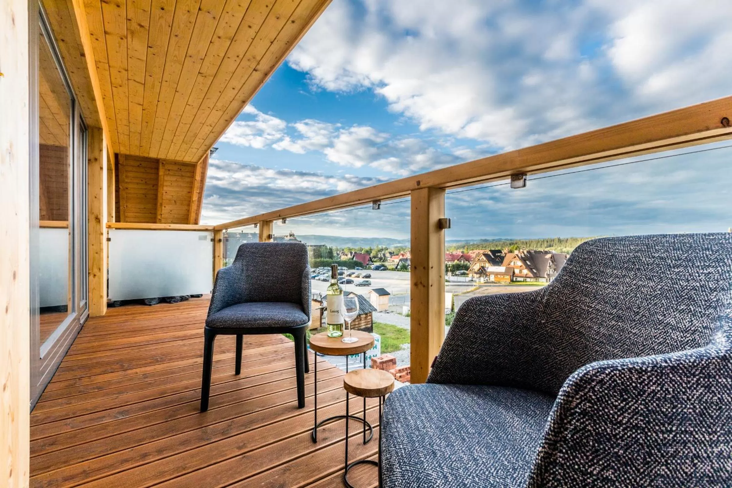 Balcony/Terrace in Białka Residence Ski - 50 m do Termy Bania Odkryj-Białke