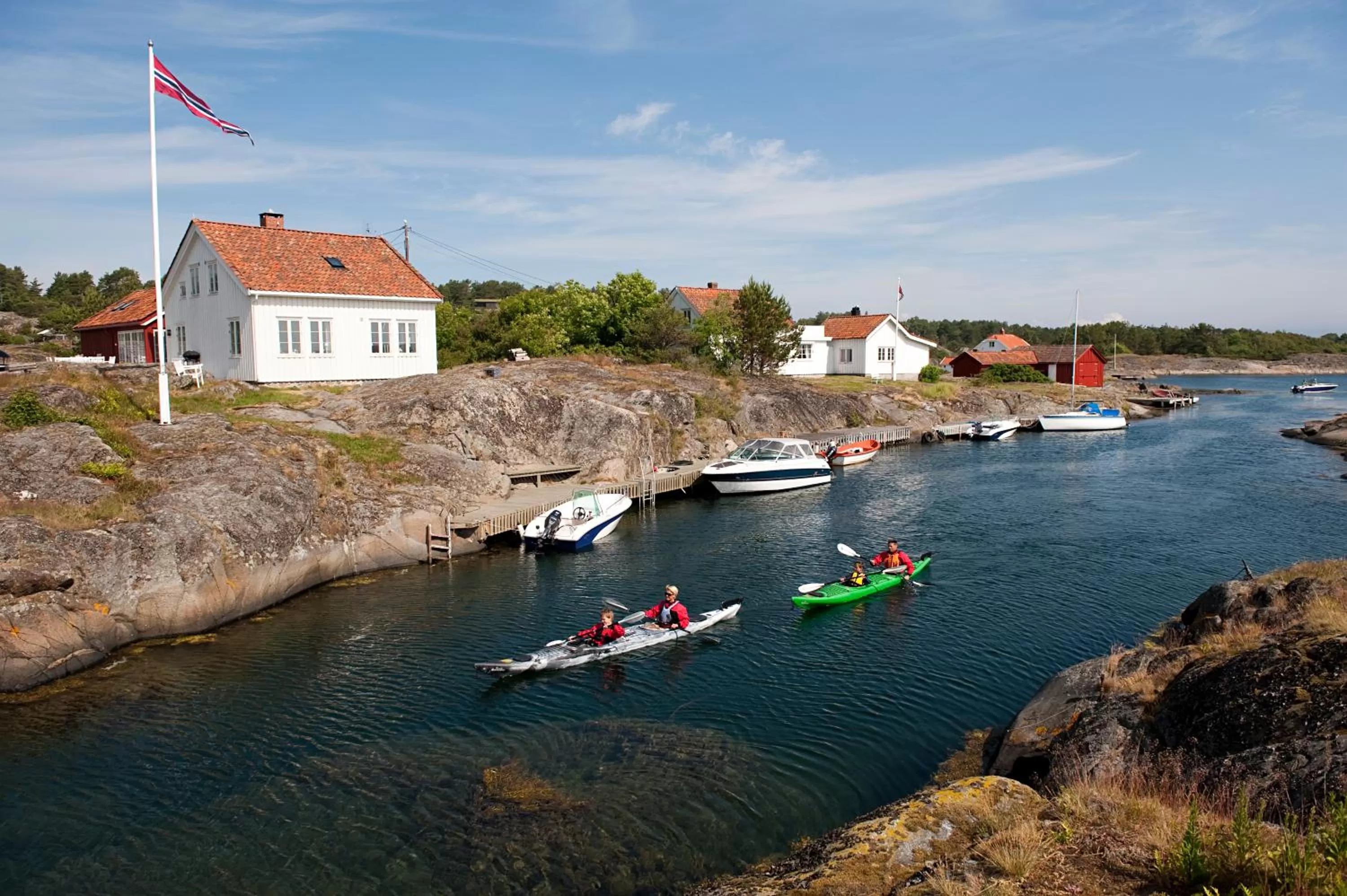 Canoeing in Sørlandet Feriesenter
