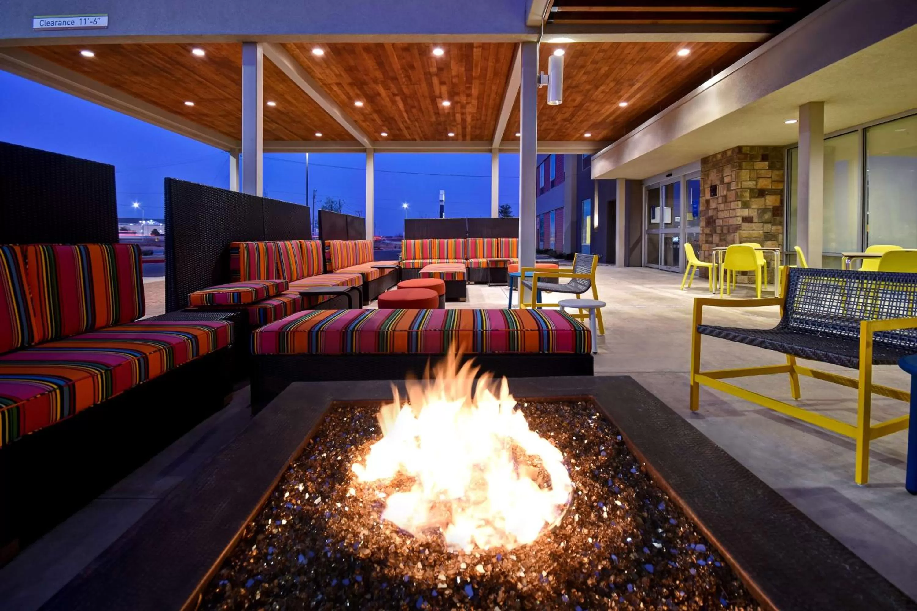 Patio in Home2 Suites By Hilton Odessa