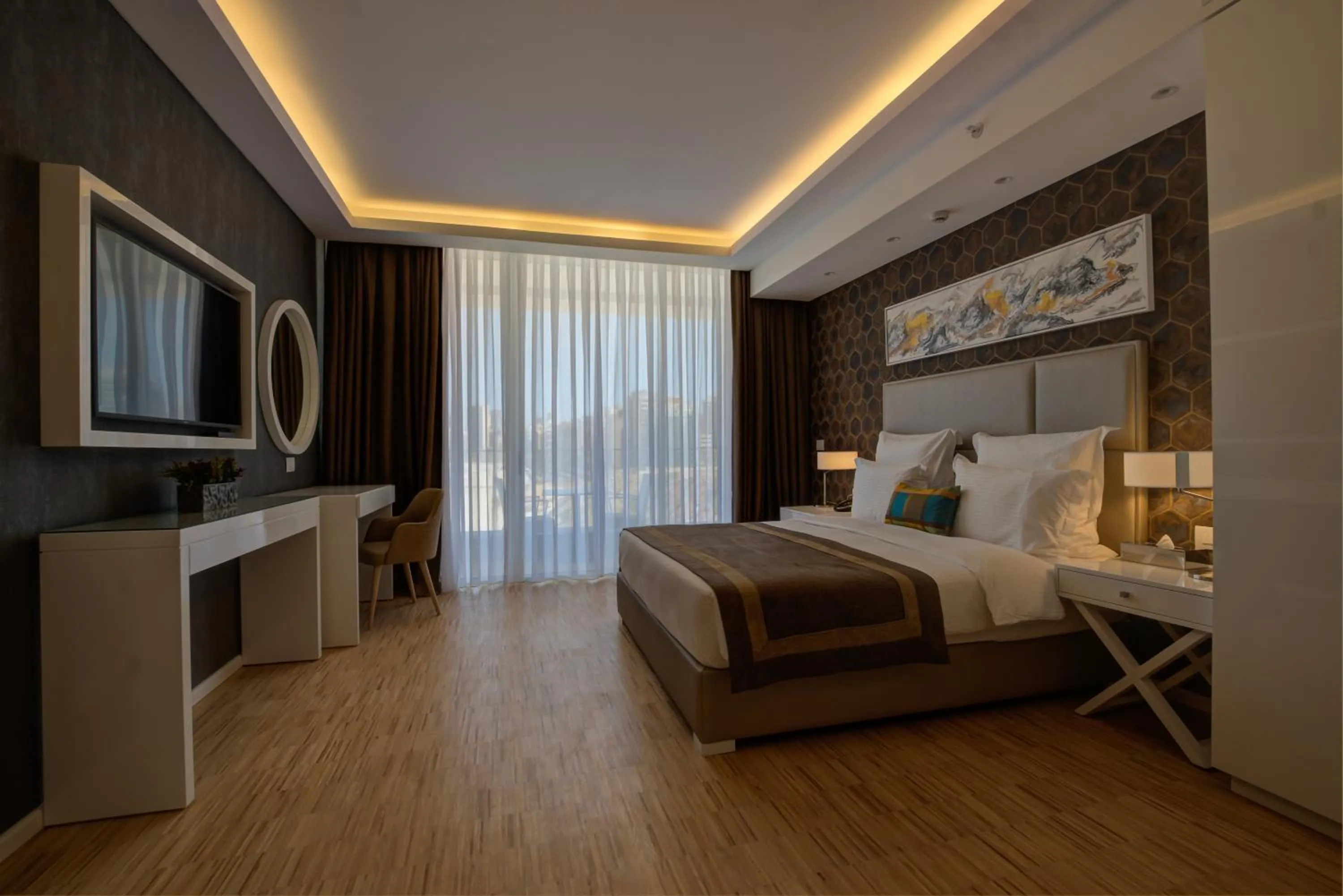 Photo of the whole room, Bed in Lancaster Eden Bay