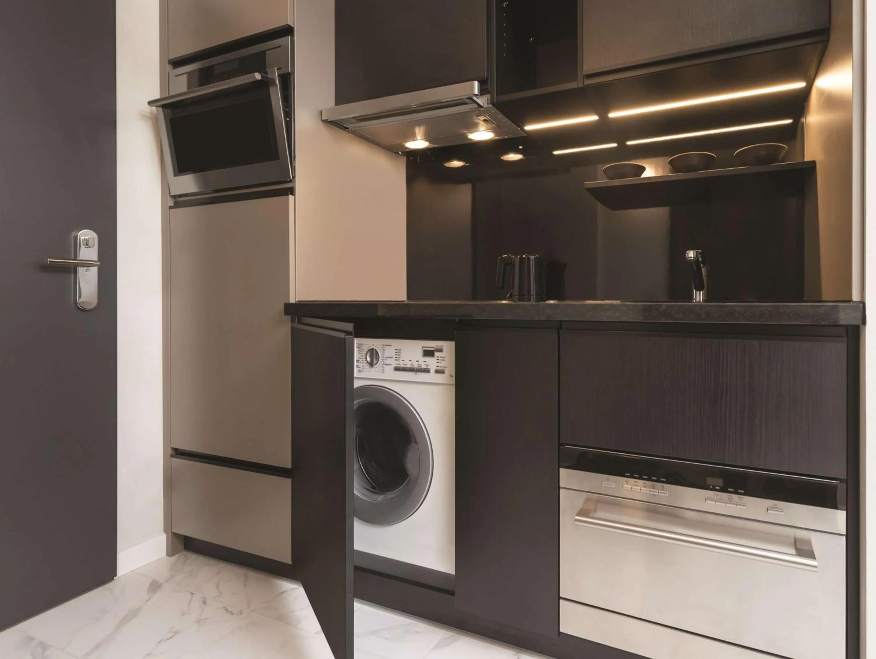 Bedroom in Adina Apartment Hotel Frankfurt Westend