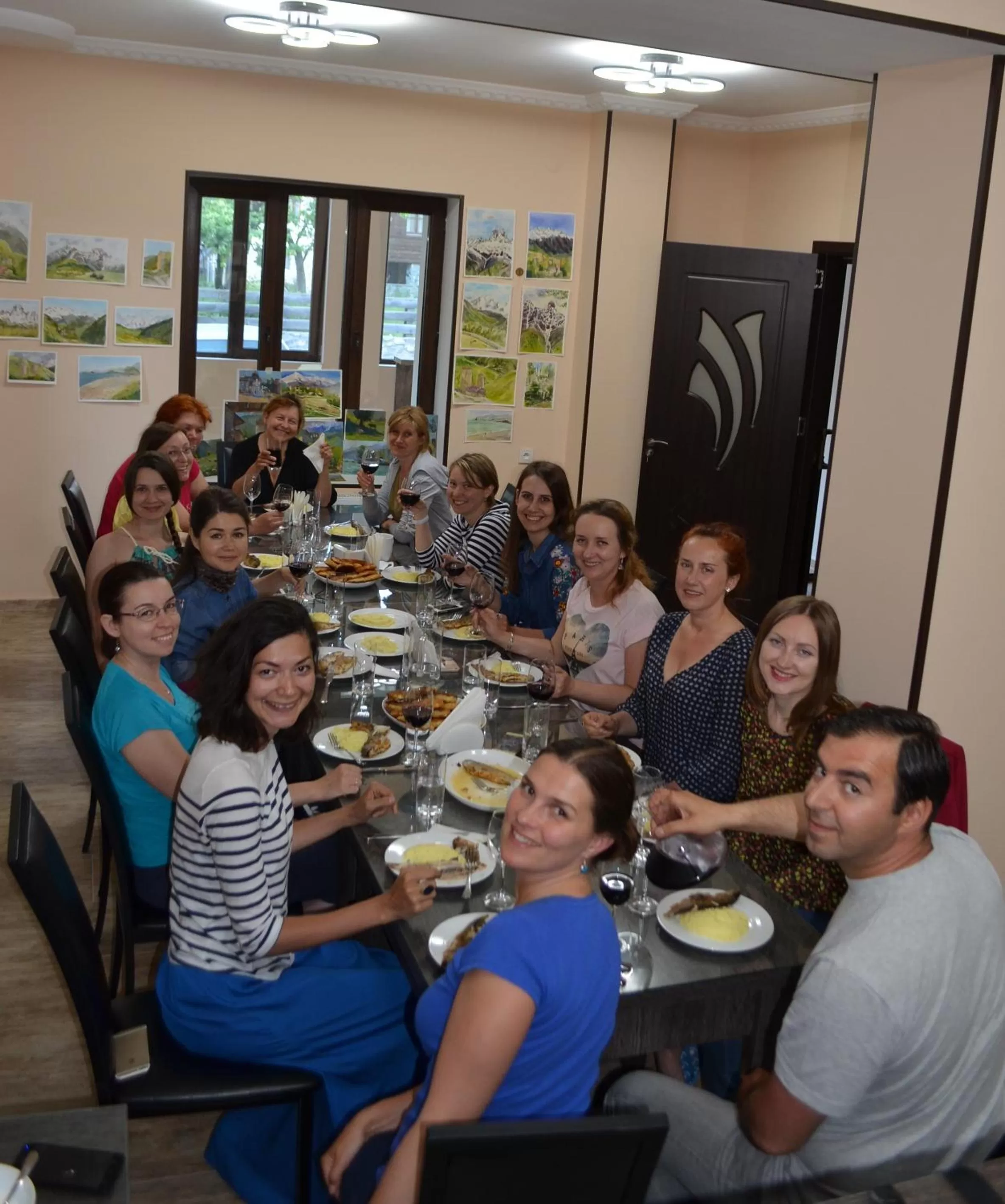 Dining area, Restaurant/Places to Eat in Hotel Svanseti