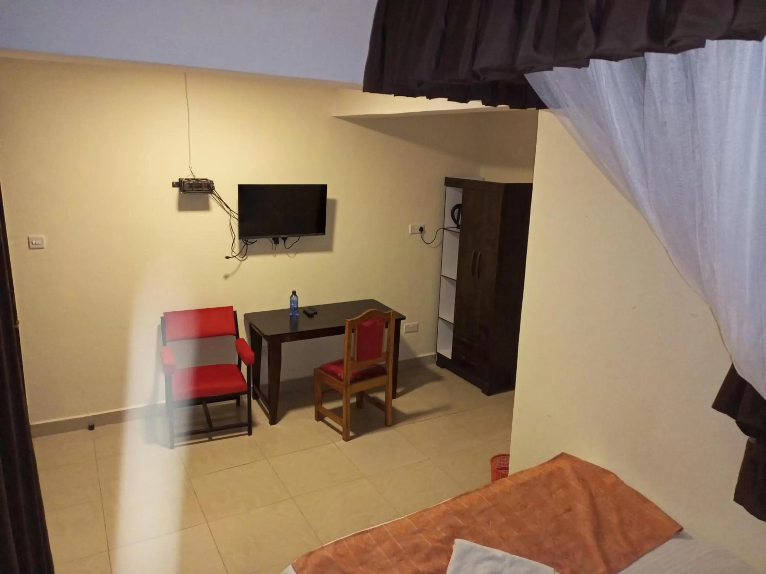 View (from property/room), TV/Entertainment Center in Beach View Hotel - Kisumu