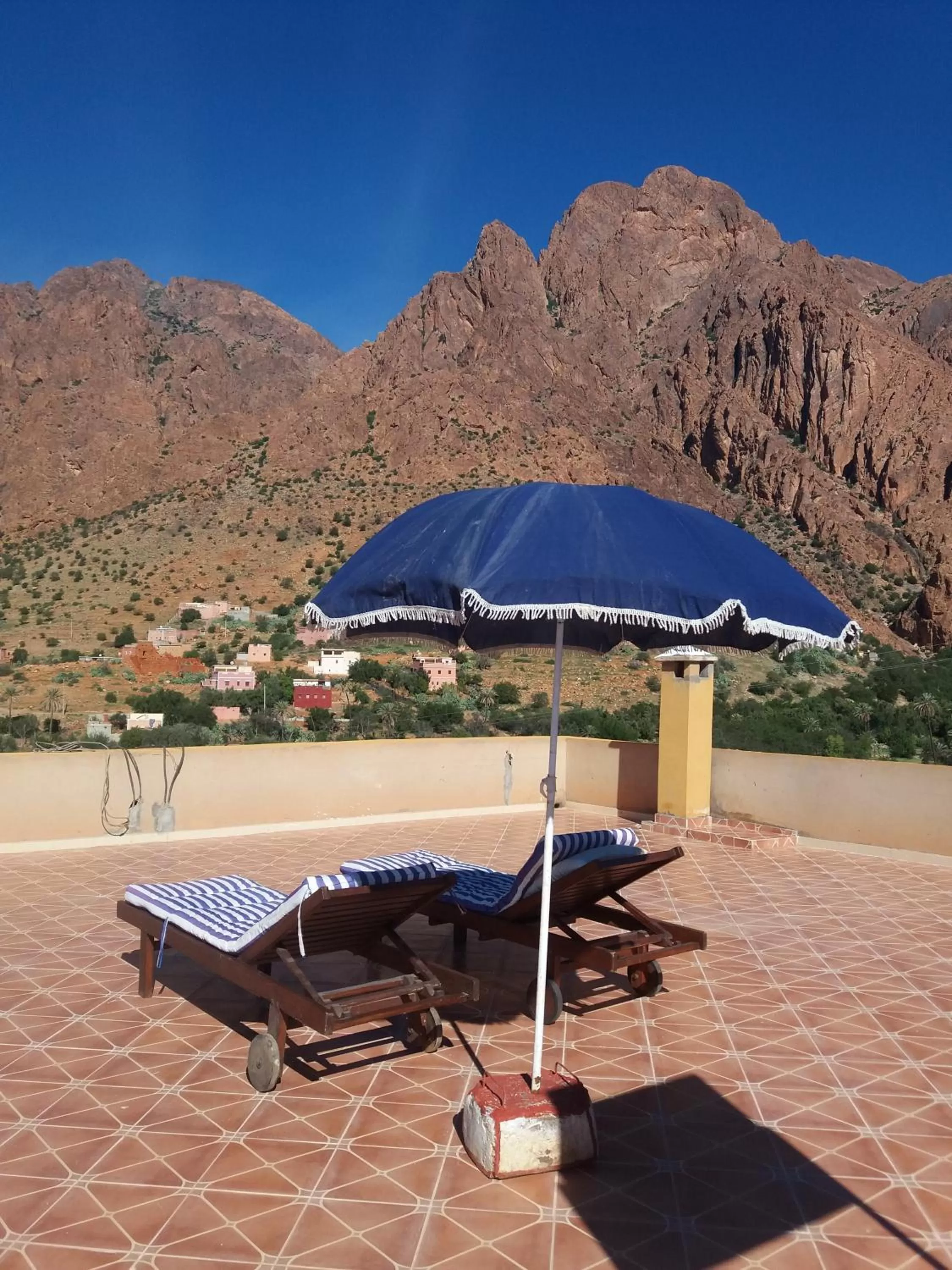 Garden view in Auberge Tilila