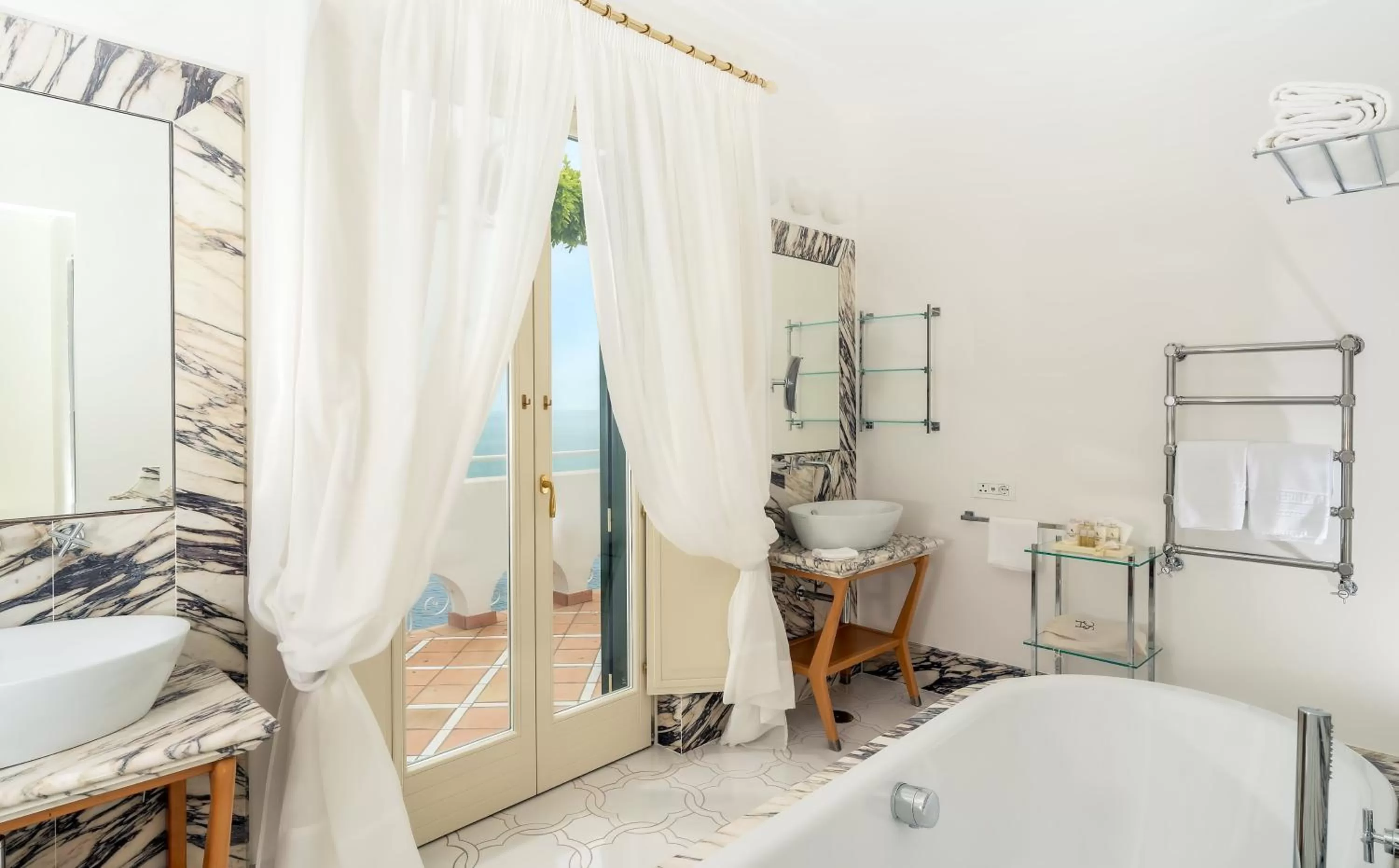 Bathroom in Hotel Santa Caterina