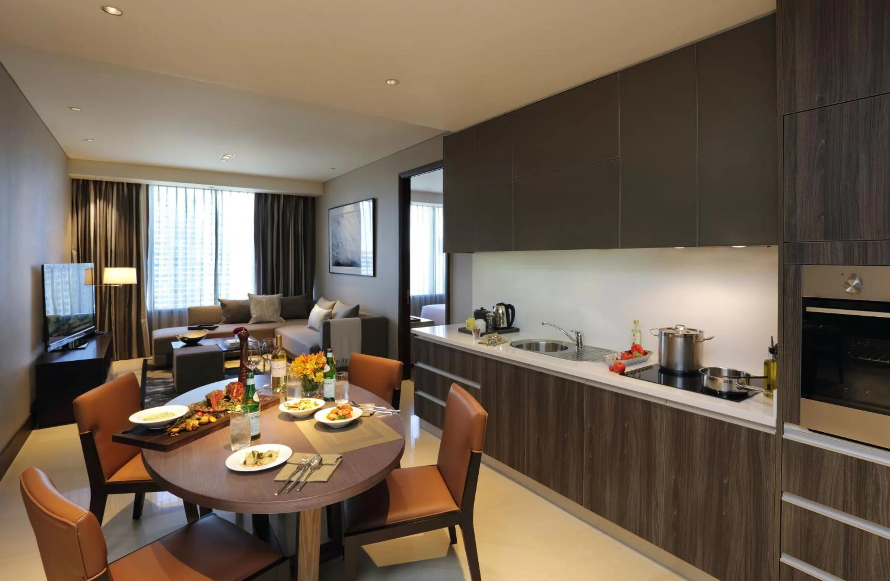 Dining area in Makati Diamond Residences