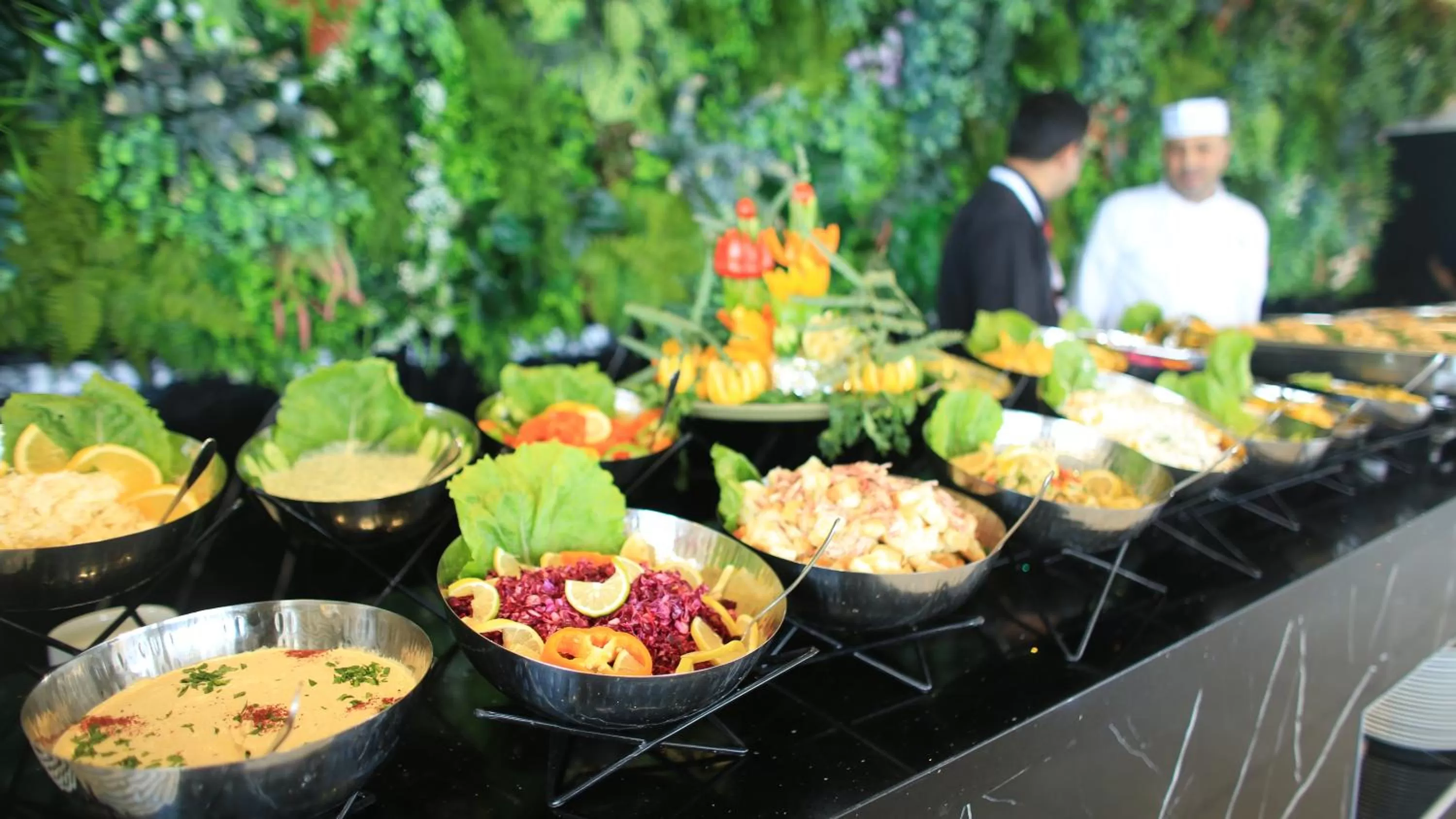 Food in Caesar Hotel Ramallah