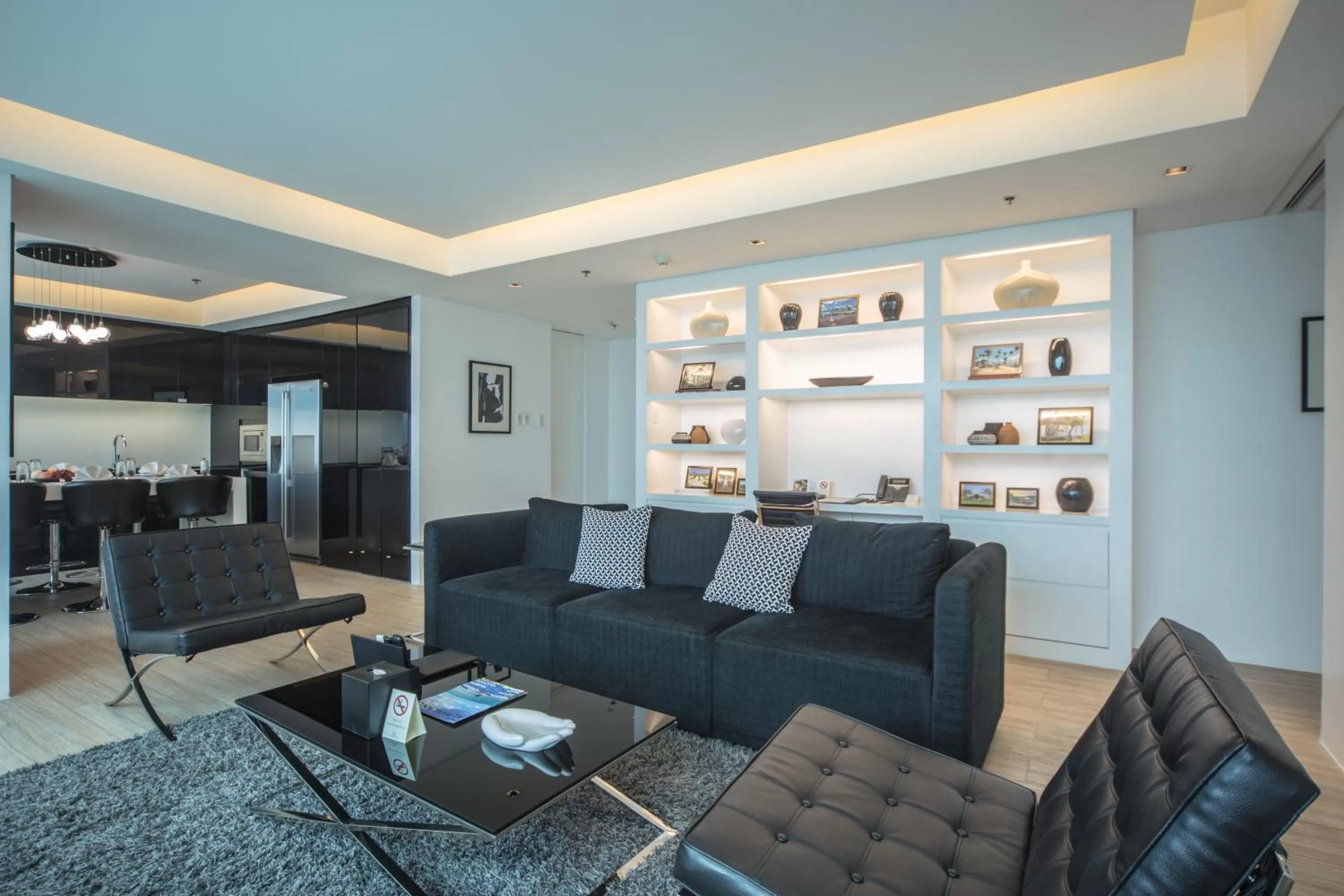 Living room in The Alpha Suites