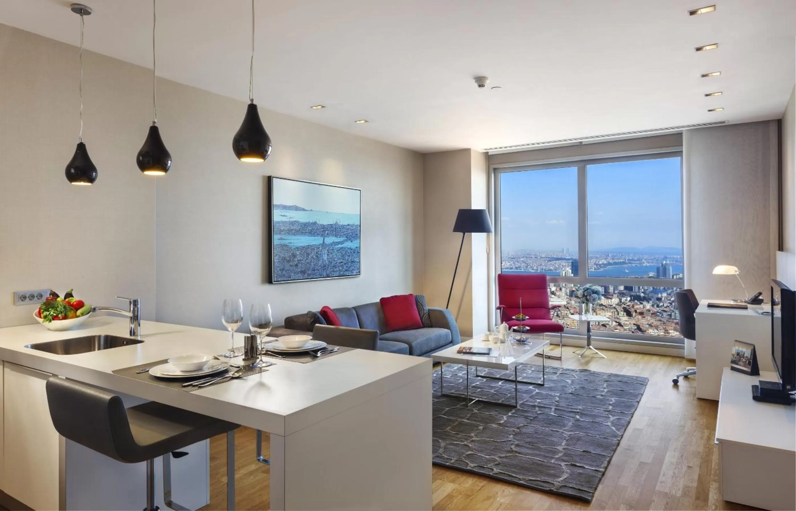 Living room in Fraser Place Anthill Istanbul