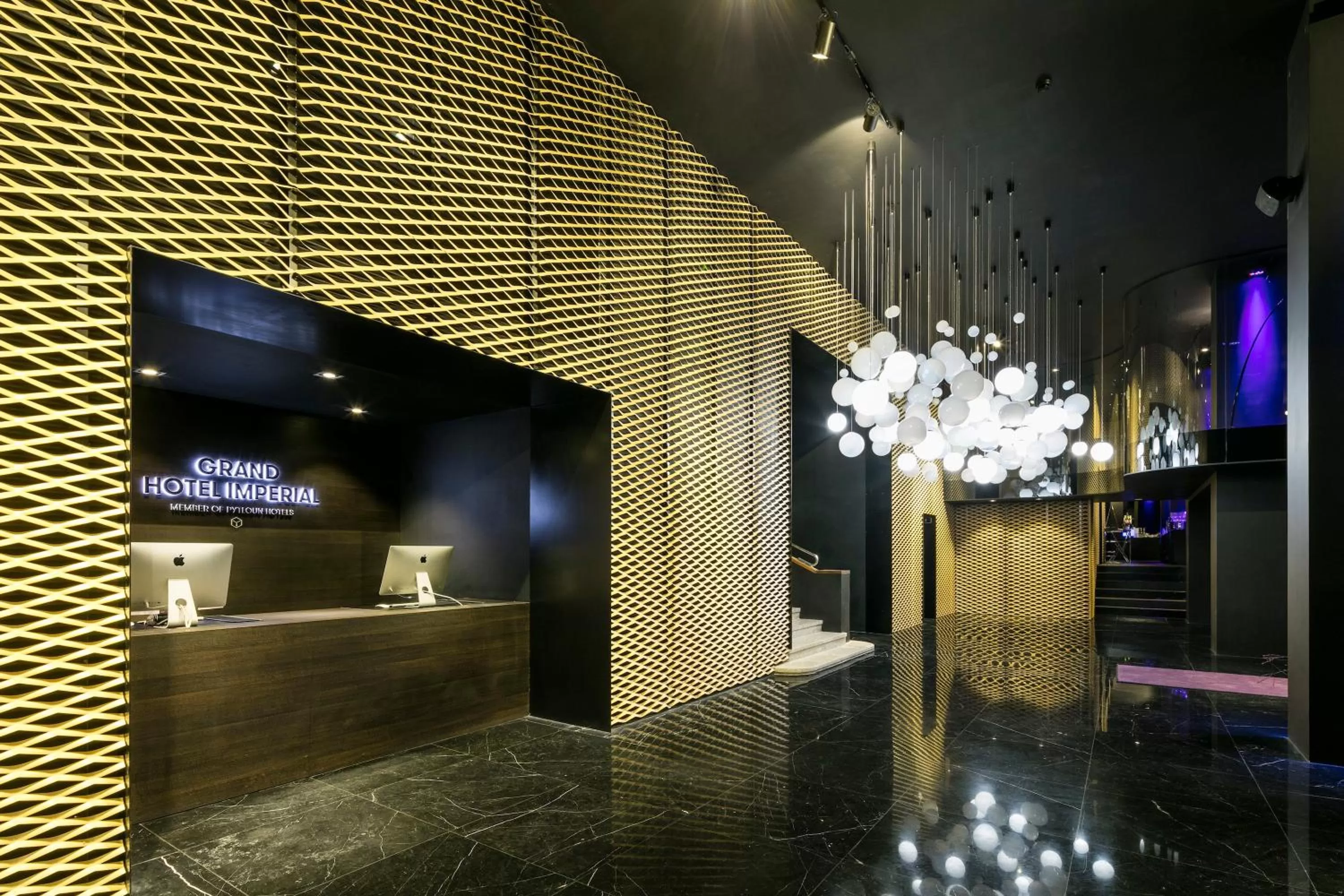 Lobby or reception in Pytloun Grand Hotel Imperial