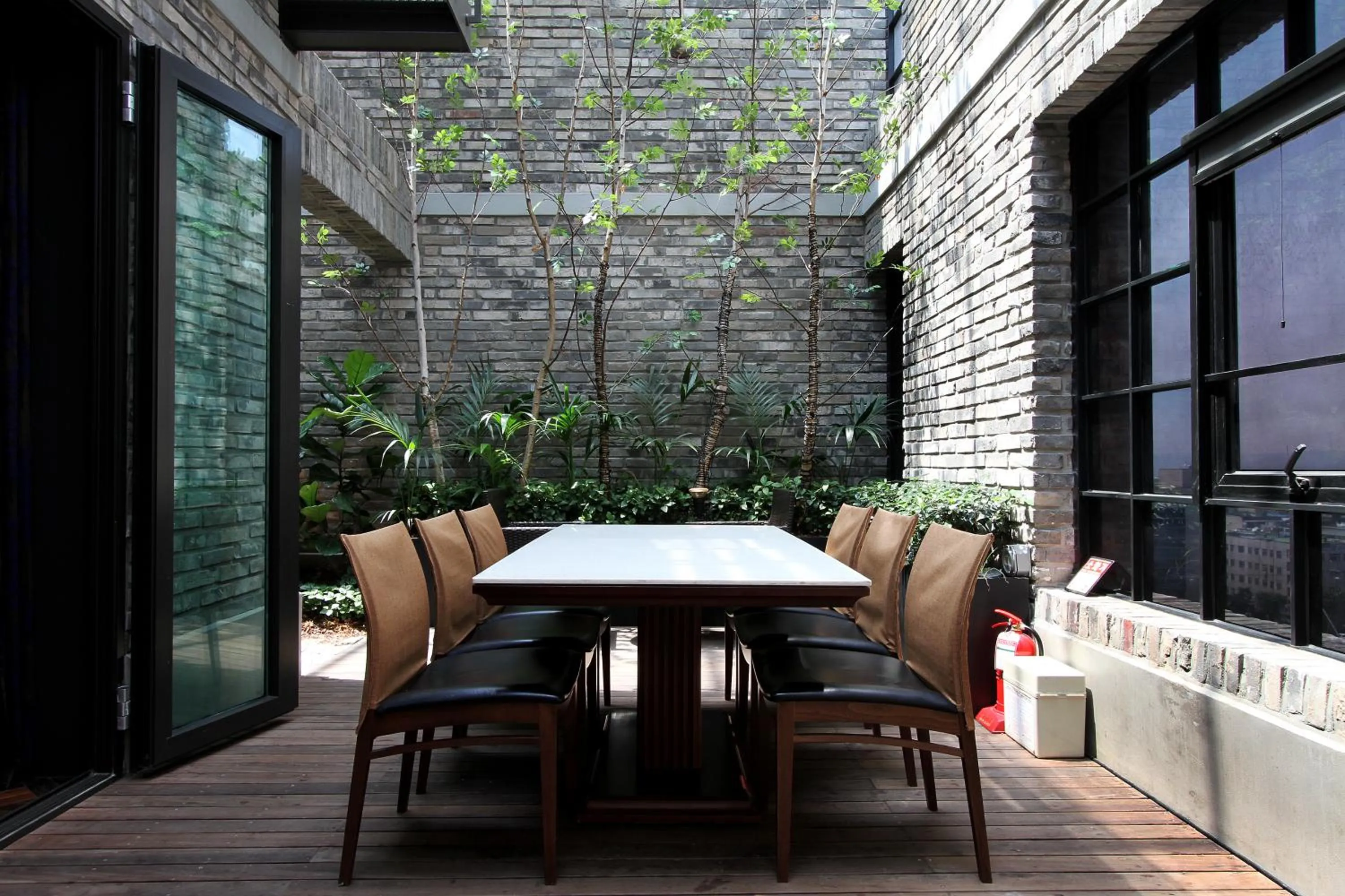 Patio in Boutique Hotel Loft