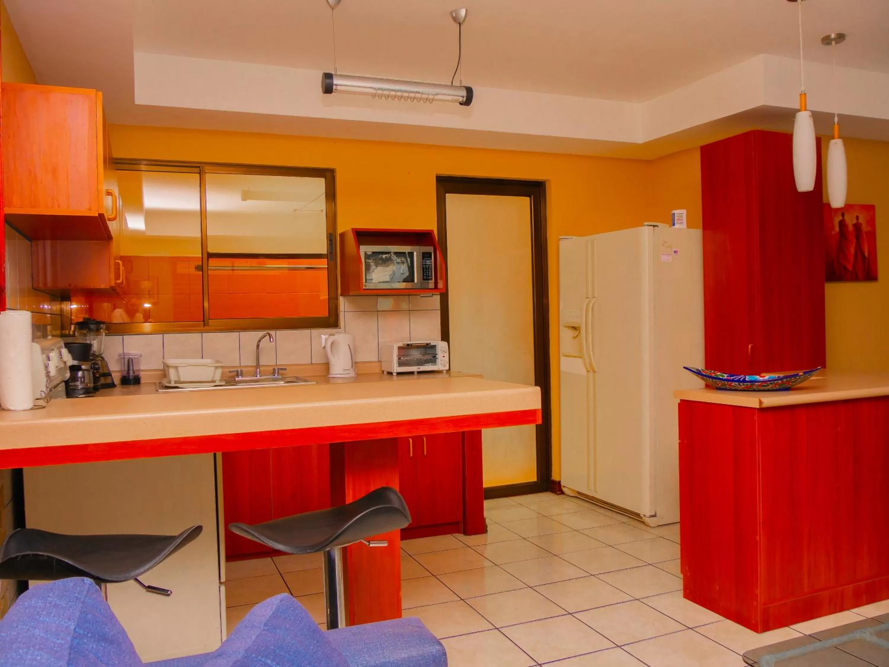 Kitchen or kitchenette in Hotel Bamboo Aeropuerto