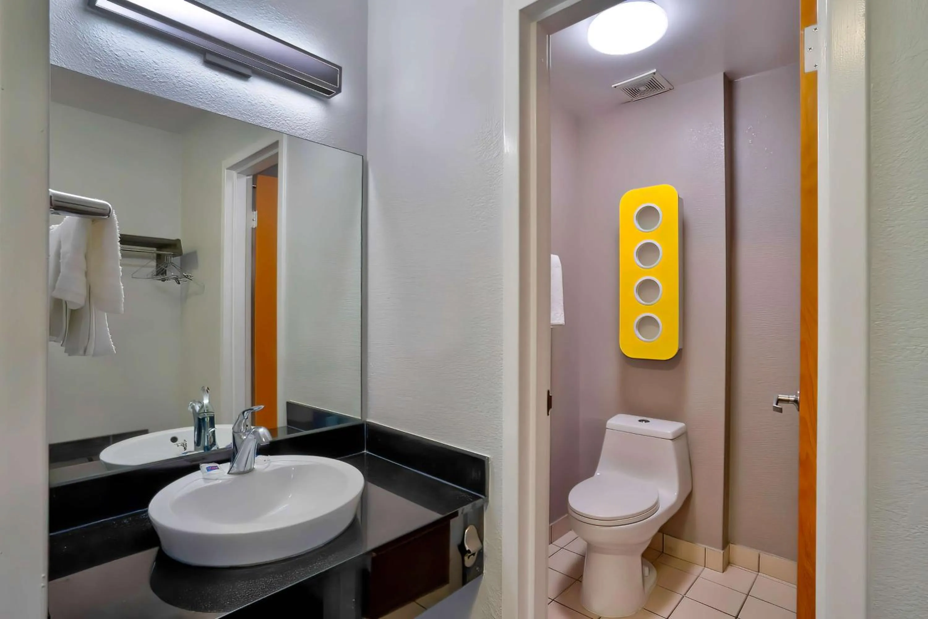 Bathroom in Motel 6 Virginia Beach