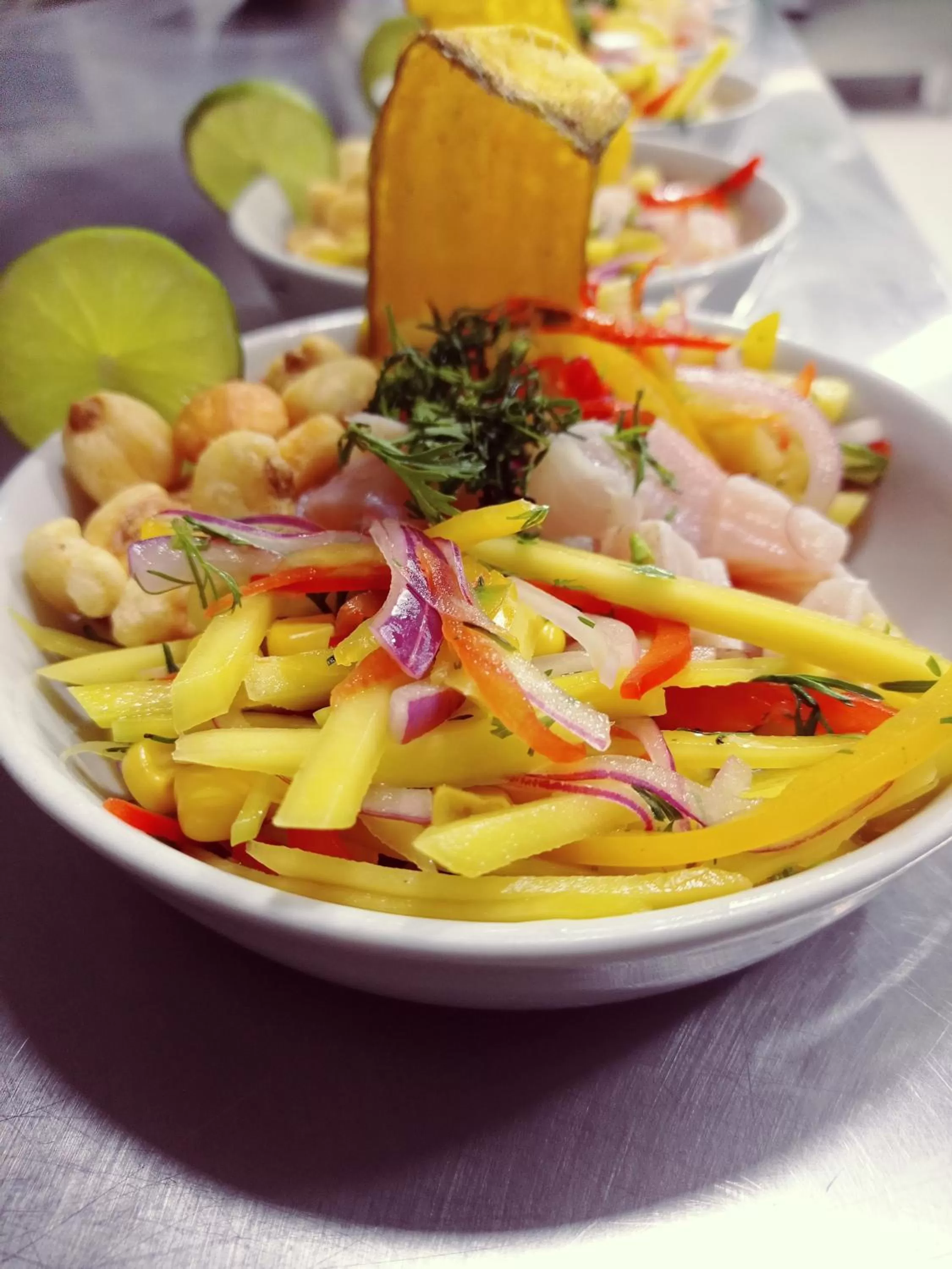 Food in Hotel Refugio Pozo Azul