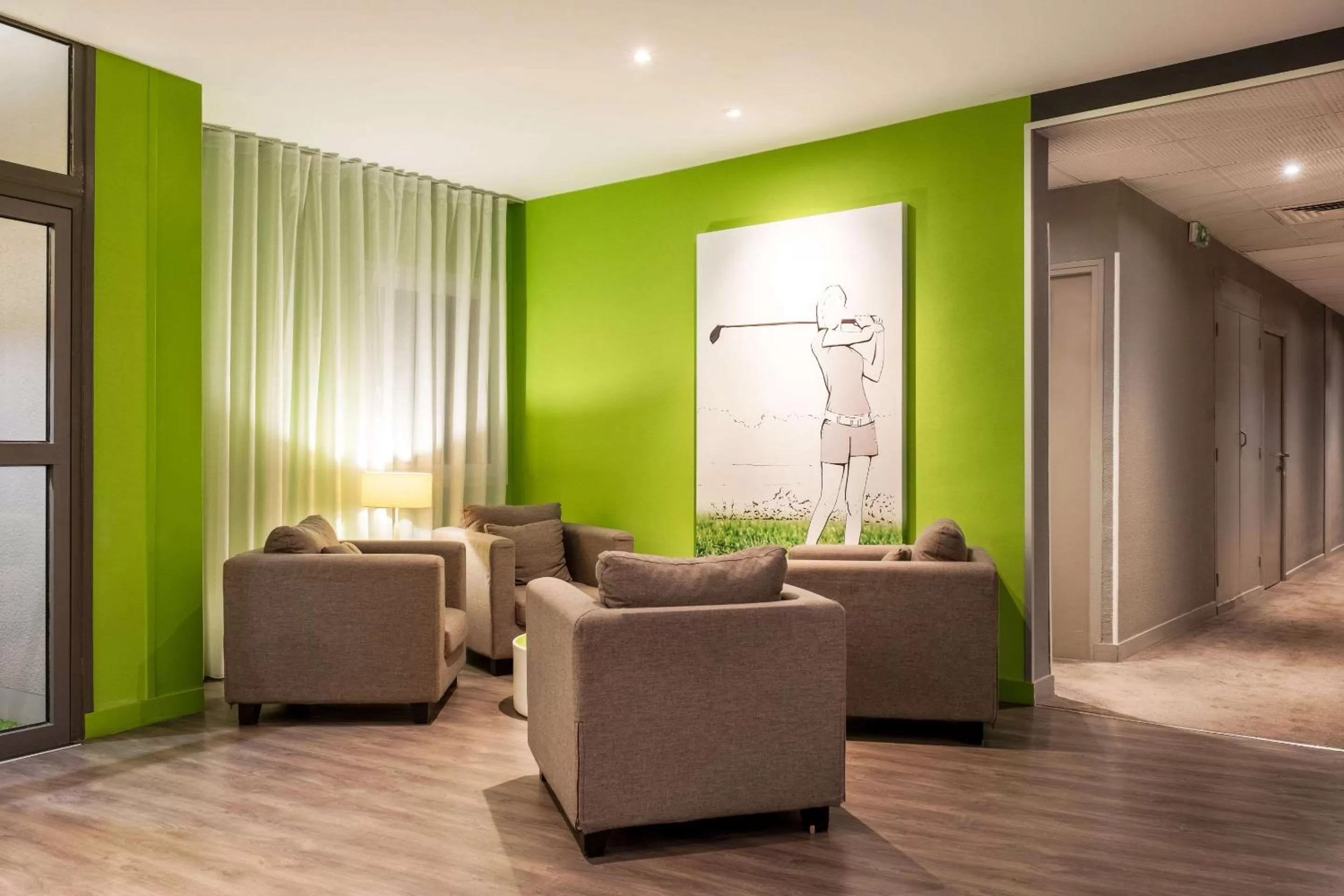 Lobby or reception in Hôtel Golf Fontcaude