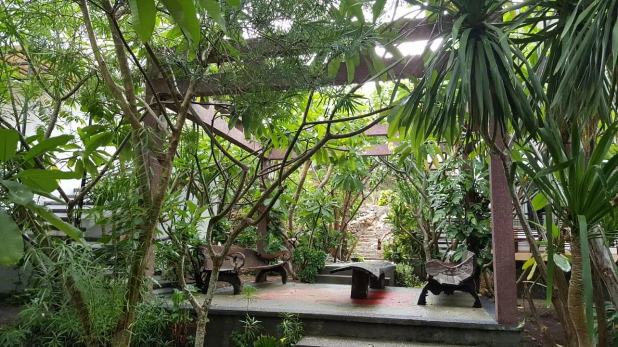 Garden view in Exotic Komodo Hotel