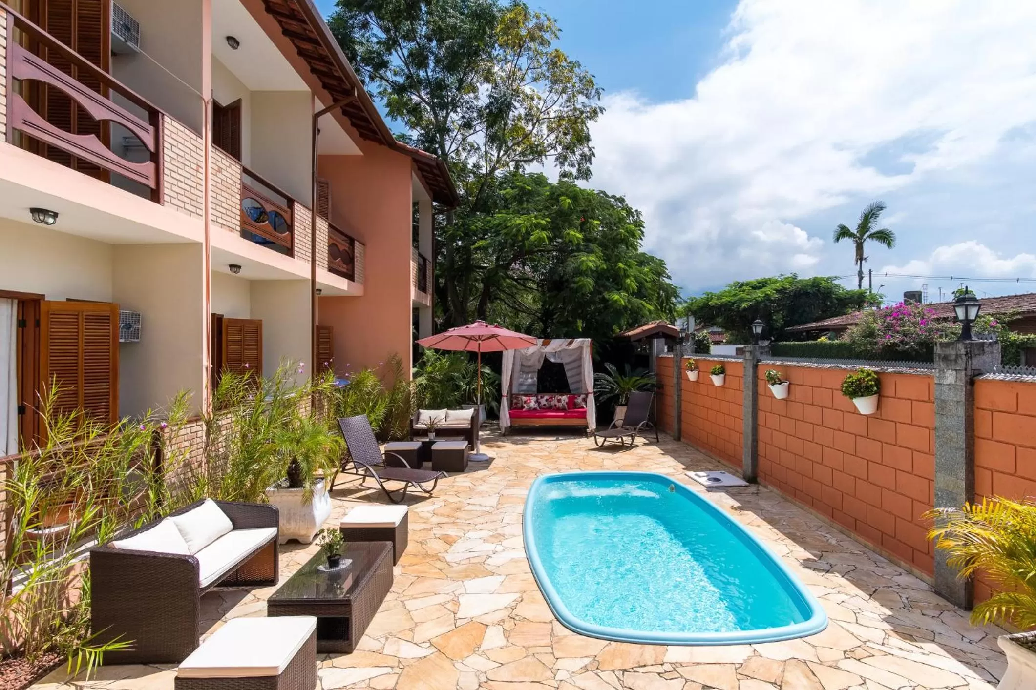 Pool view, Swimming Pool in Pousada Mar Azul