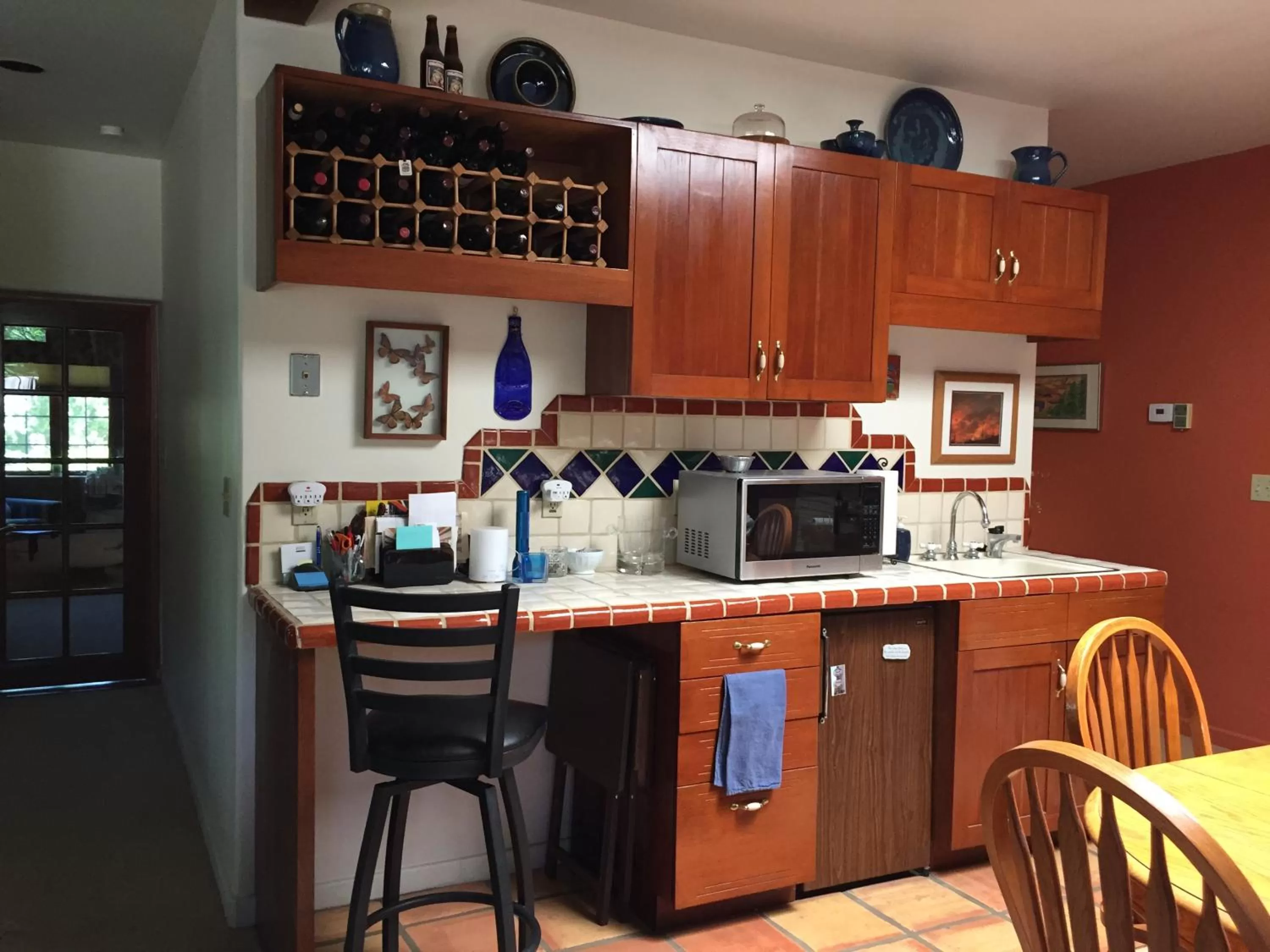 Kitchen or kitchenette in Casa Paloma B&B