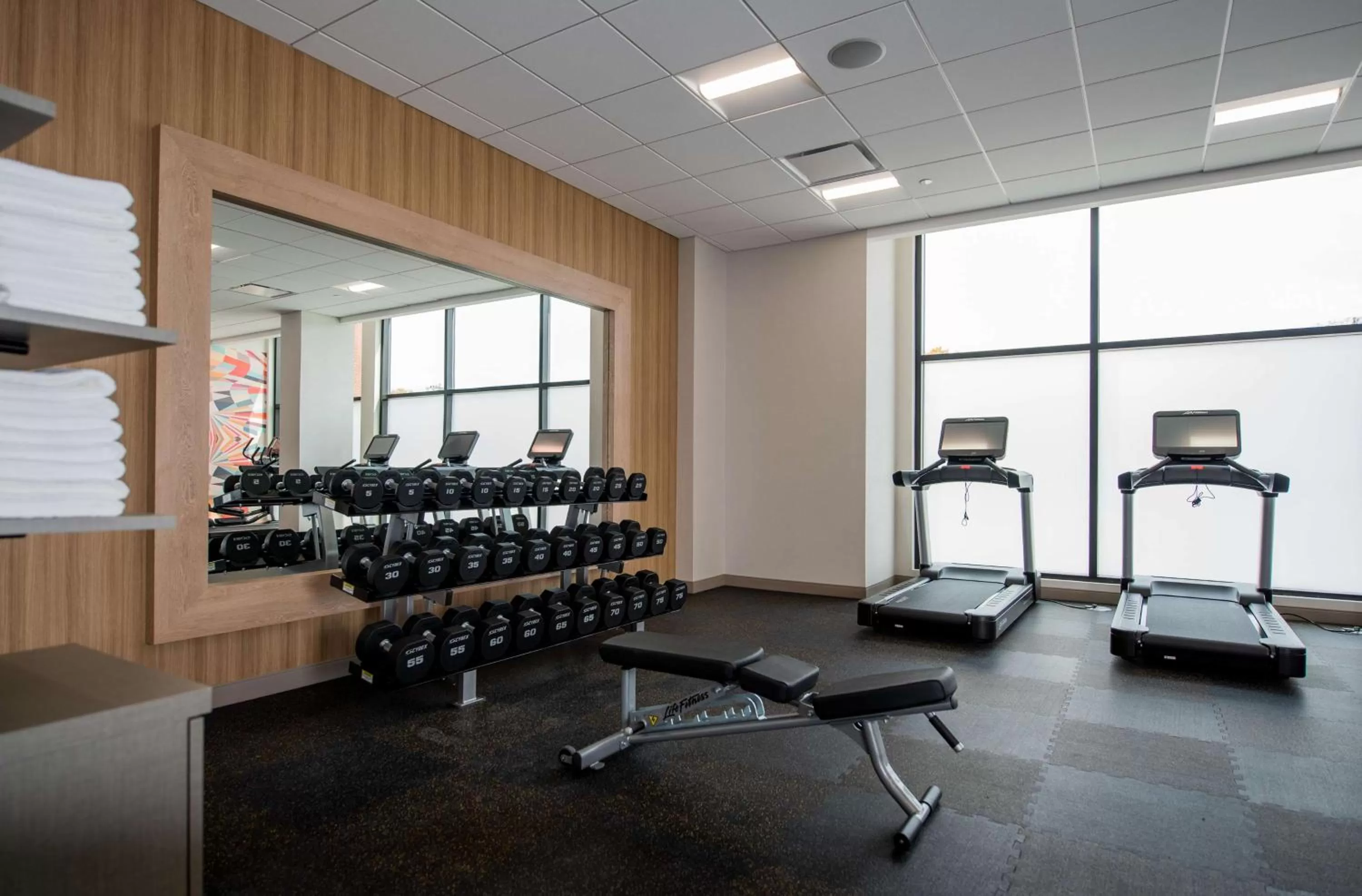Fitness centre/facilities in Hilton Garden Inn Moncton Downtown, Nb