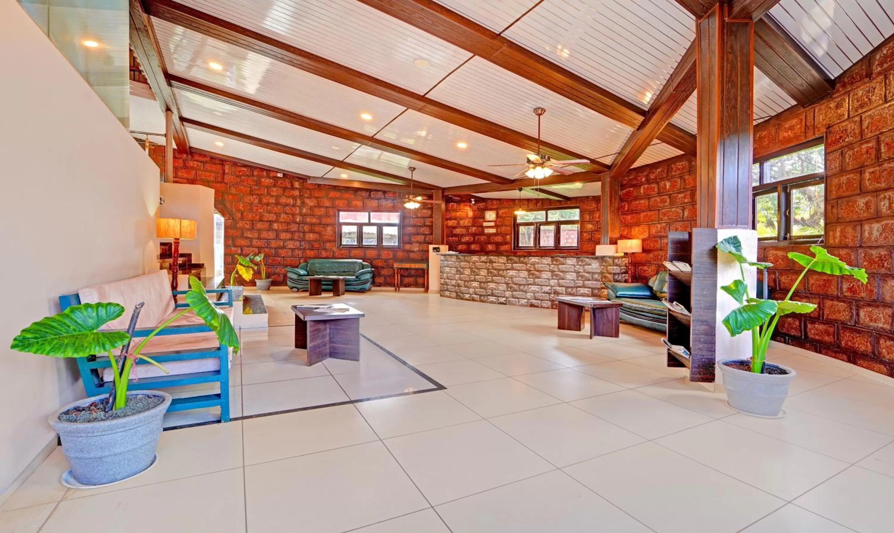 Lobby or reception in Treebo Vhyomaan Resort With Swimming Pool