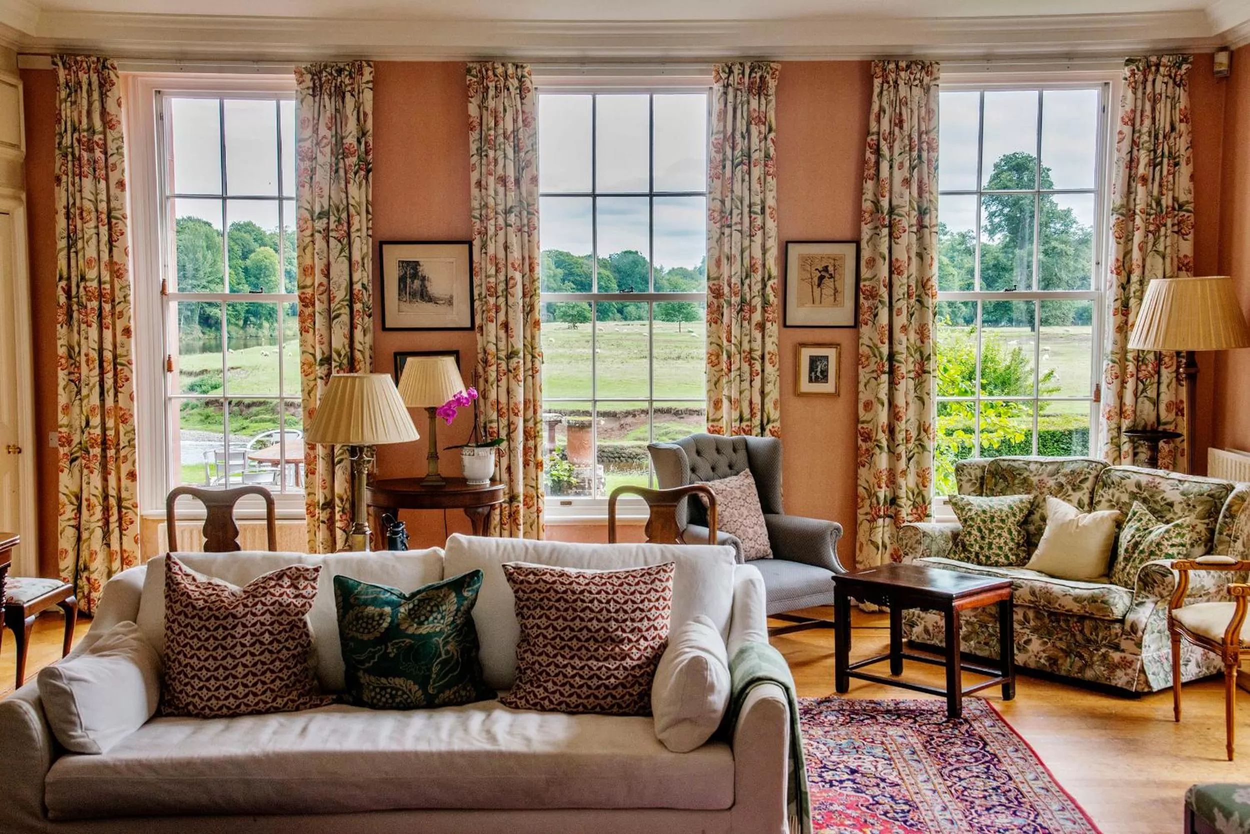 Living room in Warwick Hall
