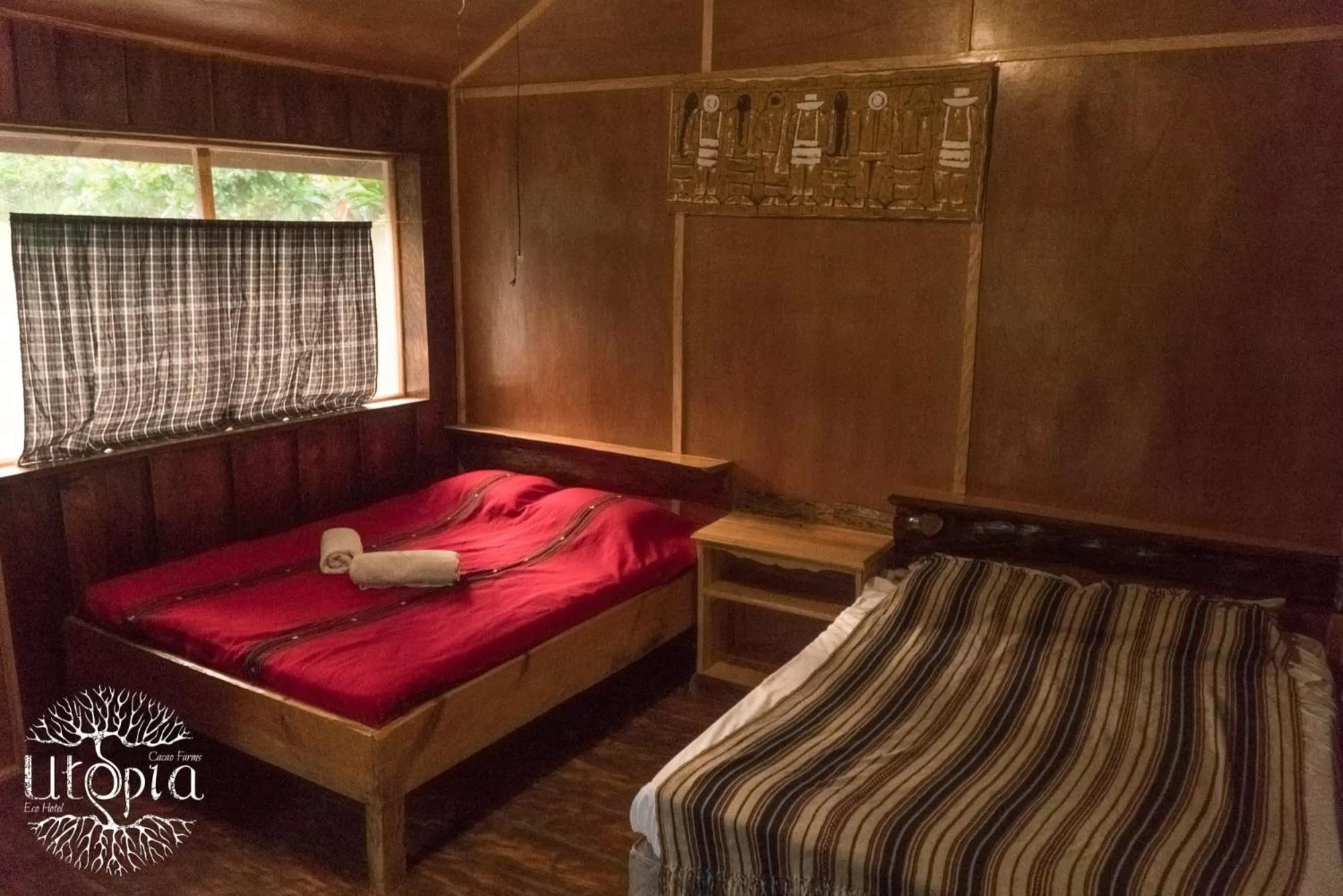 Bed in Utopia Eco Hotel