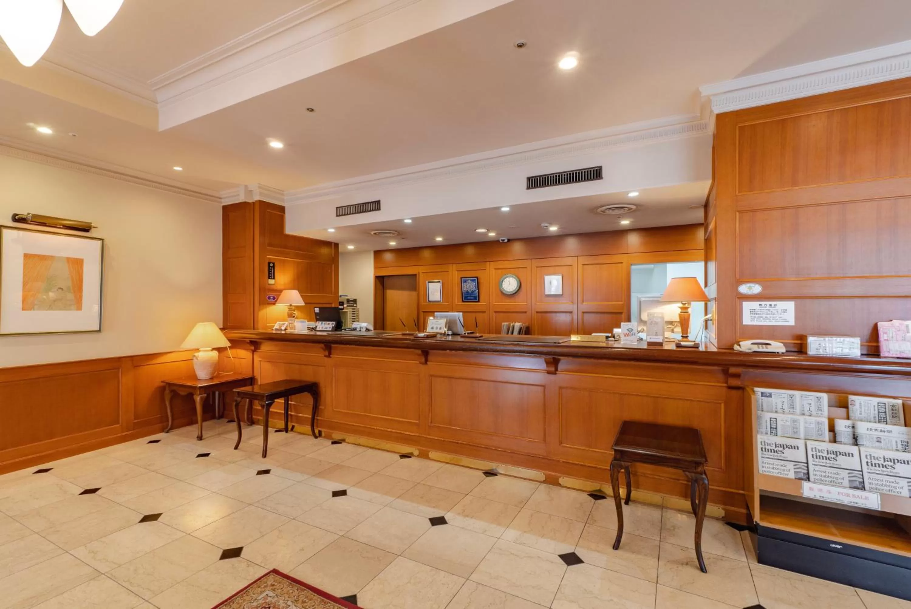 Lobby or reception in Hotel Gimmond Kyoto