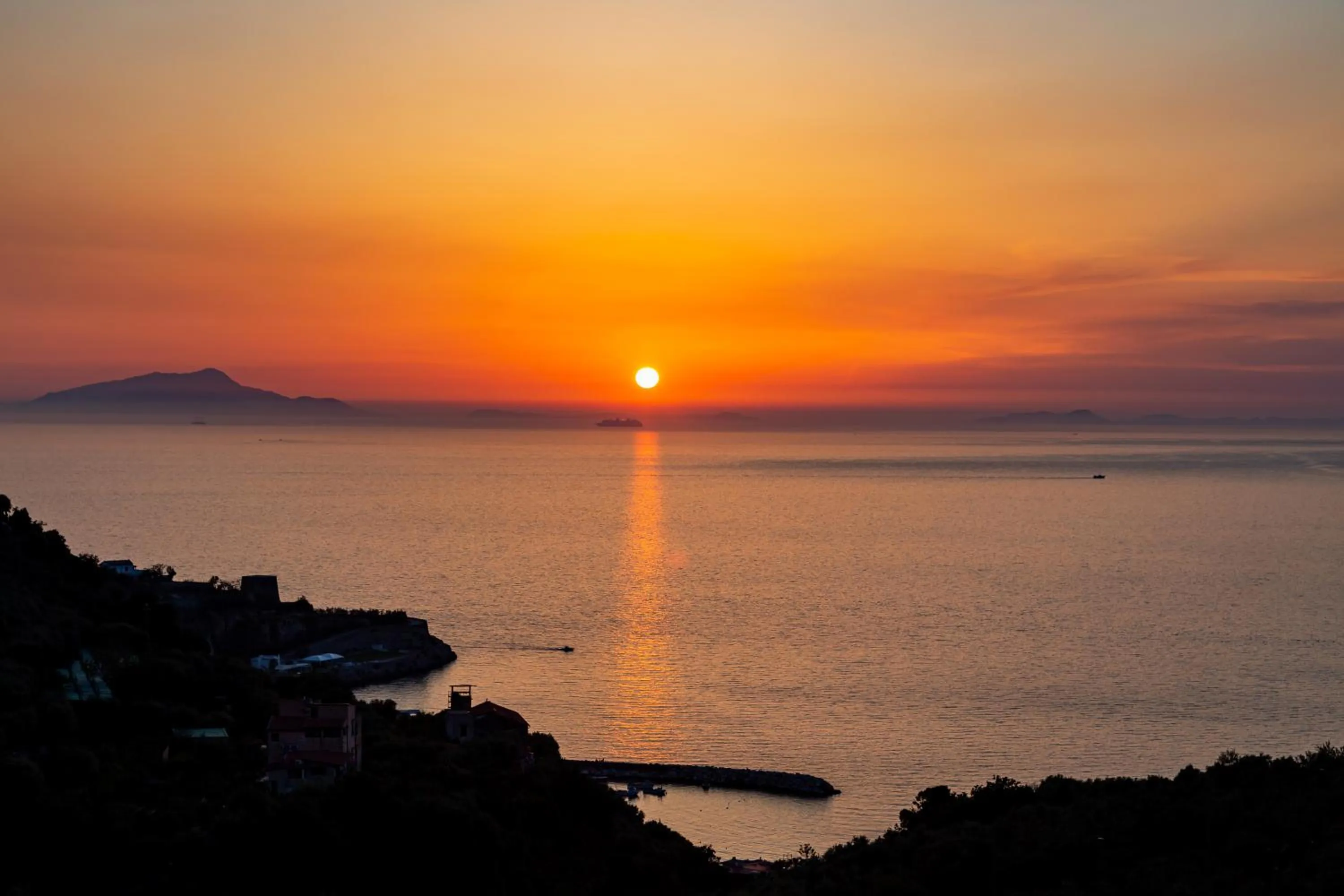 Sunset in Best Western Hotel La Solara