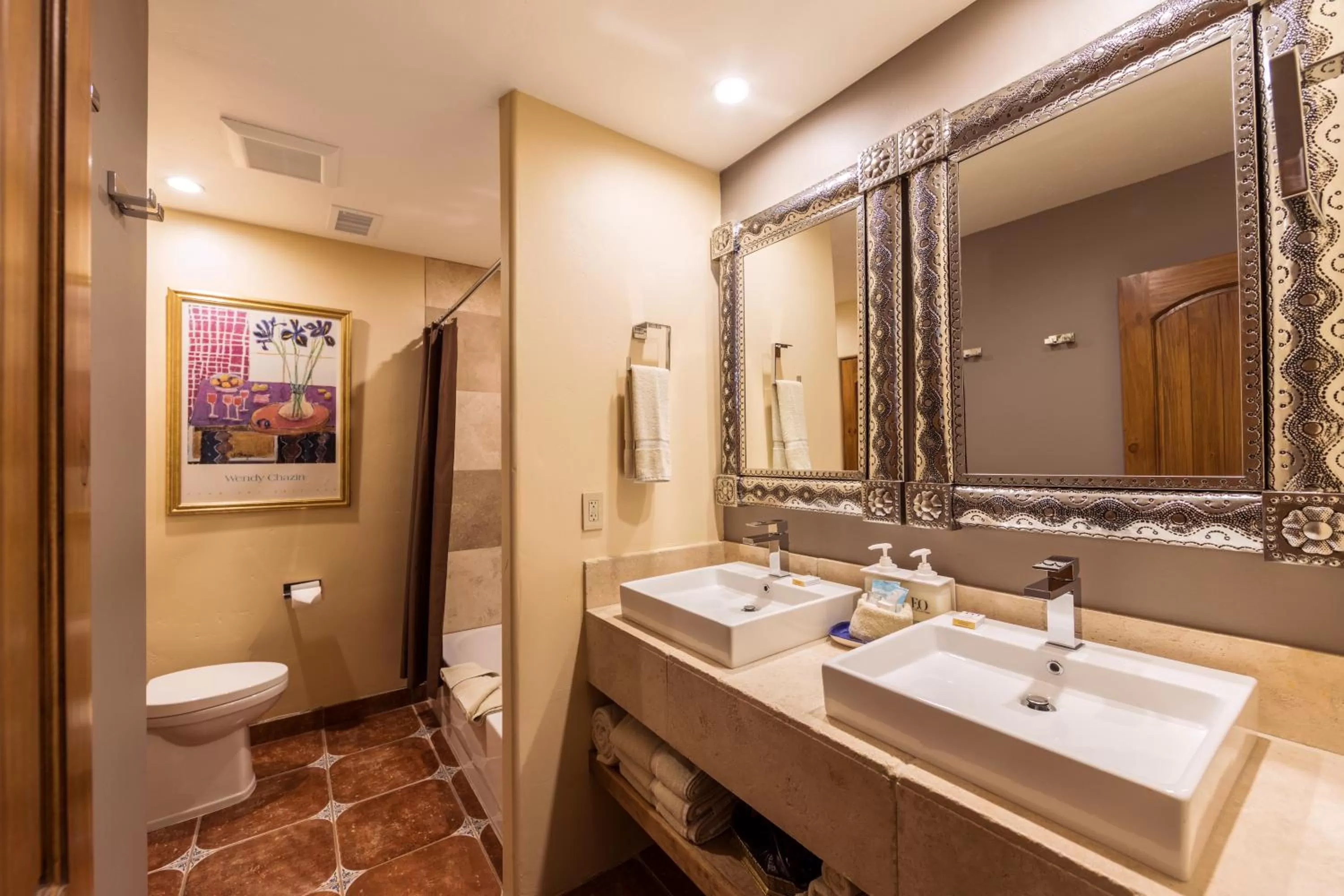 Toilet in A Sunset Chateau