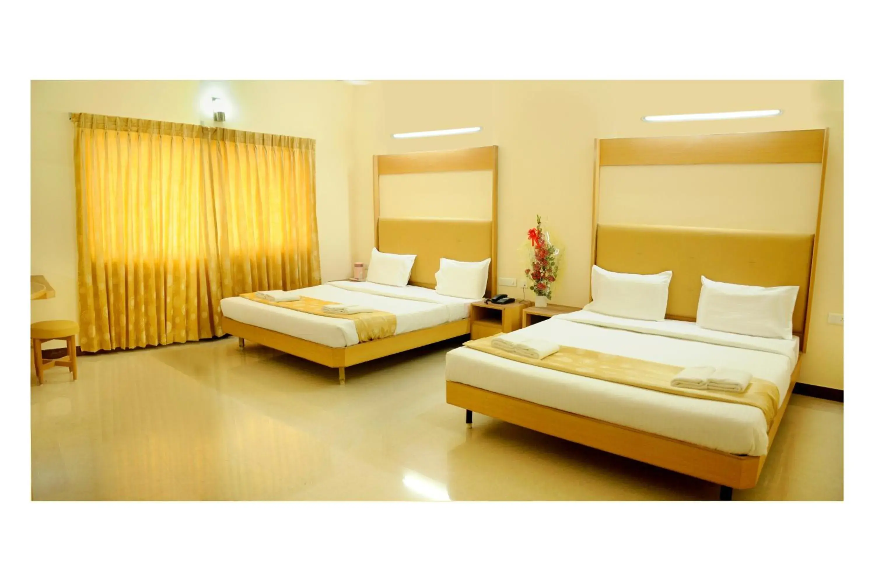 Bed in Hotel Rajadhane Madurai Bed in Hotel Rajadhane Madurai