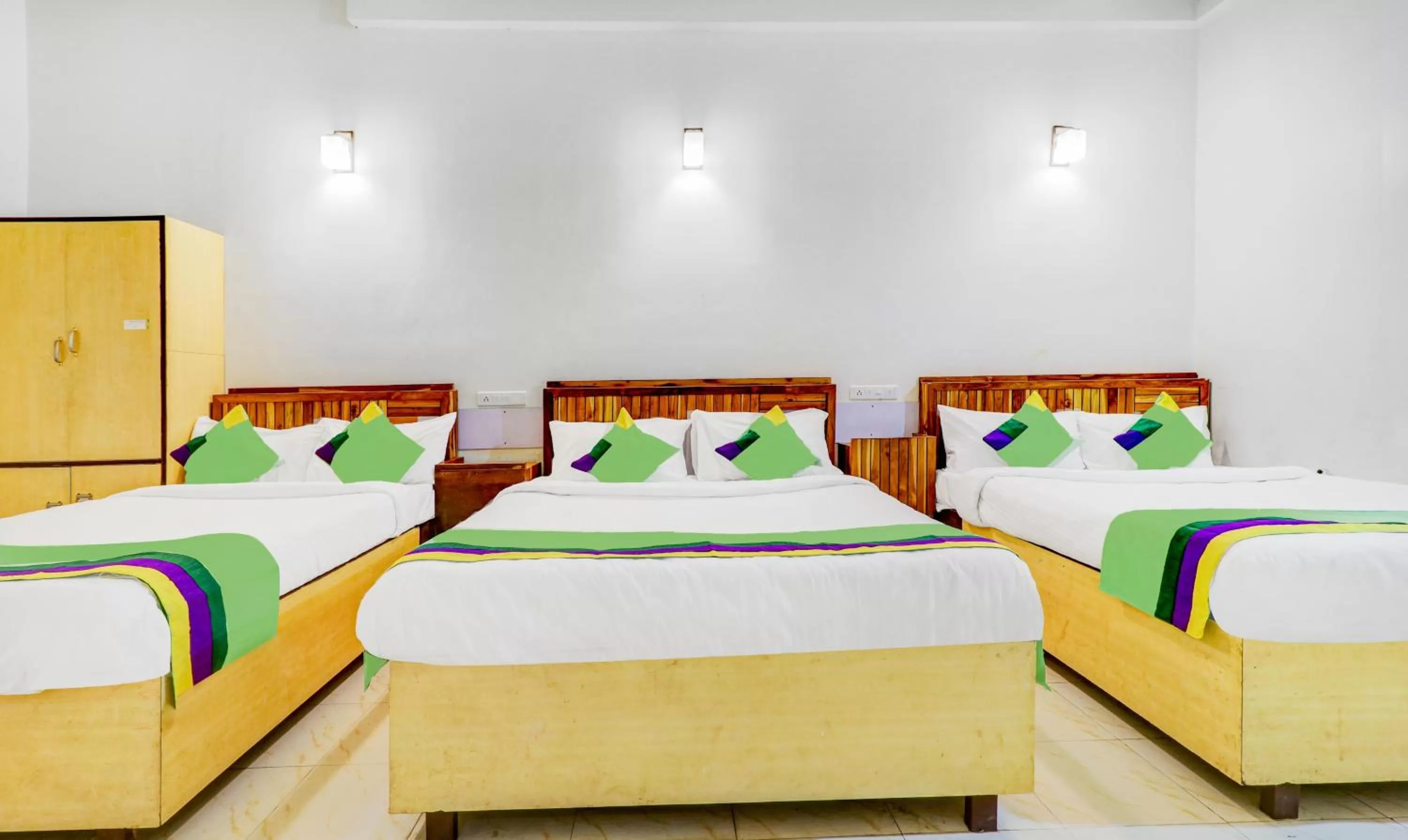 Bed in Treebo Benaka Residency