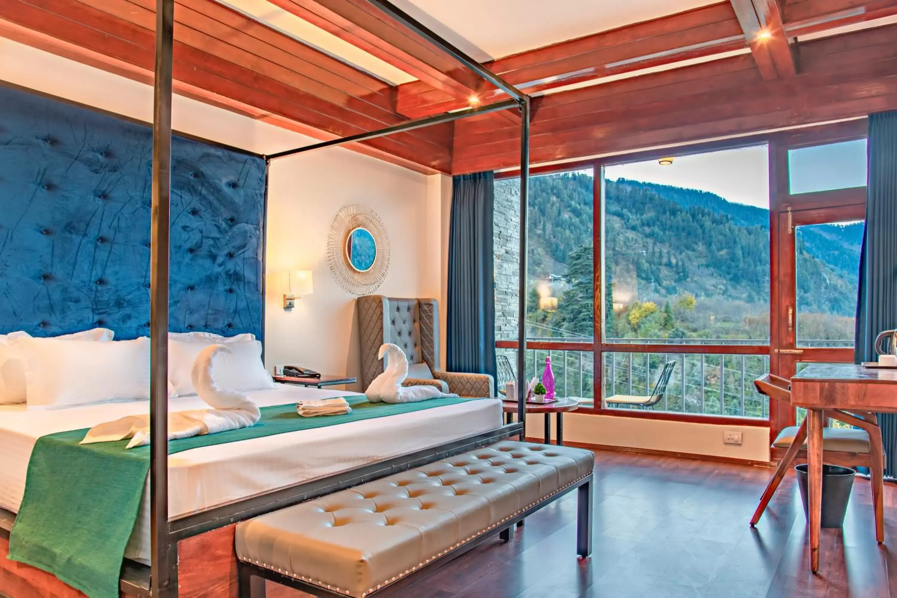 Double Room with Balcony in Echor Himalayan Aurum Manali Double Room with Balcony in Echor Himalayan Aurum Manali