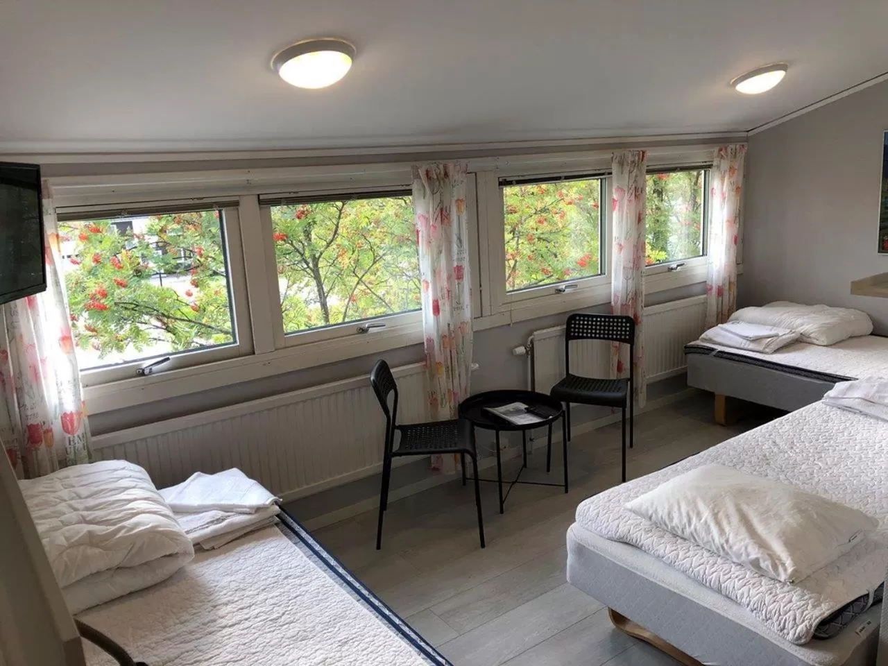 Bed in STF Malmfältens Folkhögskola