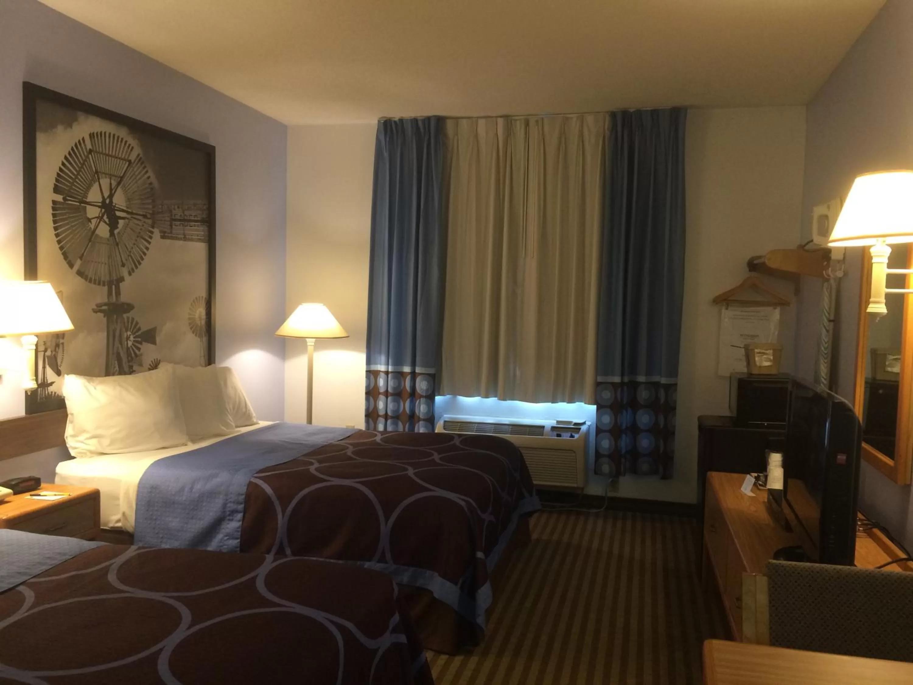 Bed in Super 8 by Wyndham Huntington