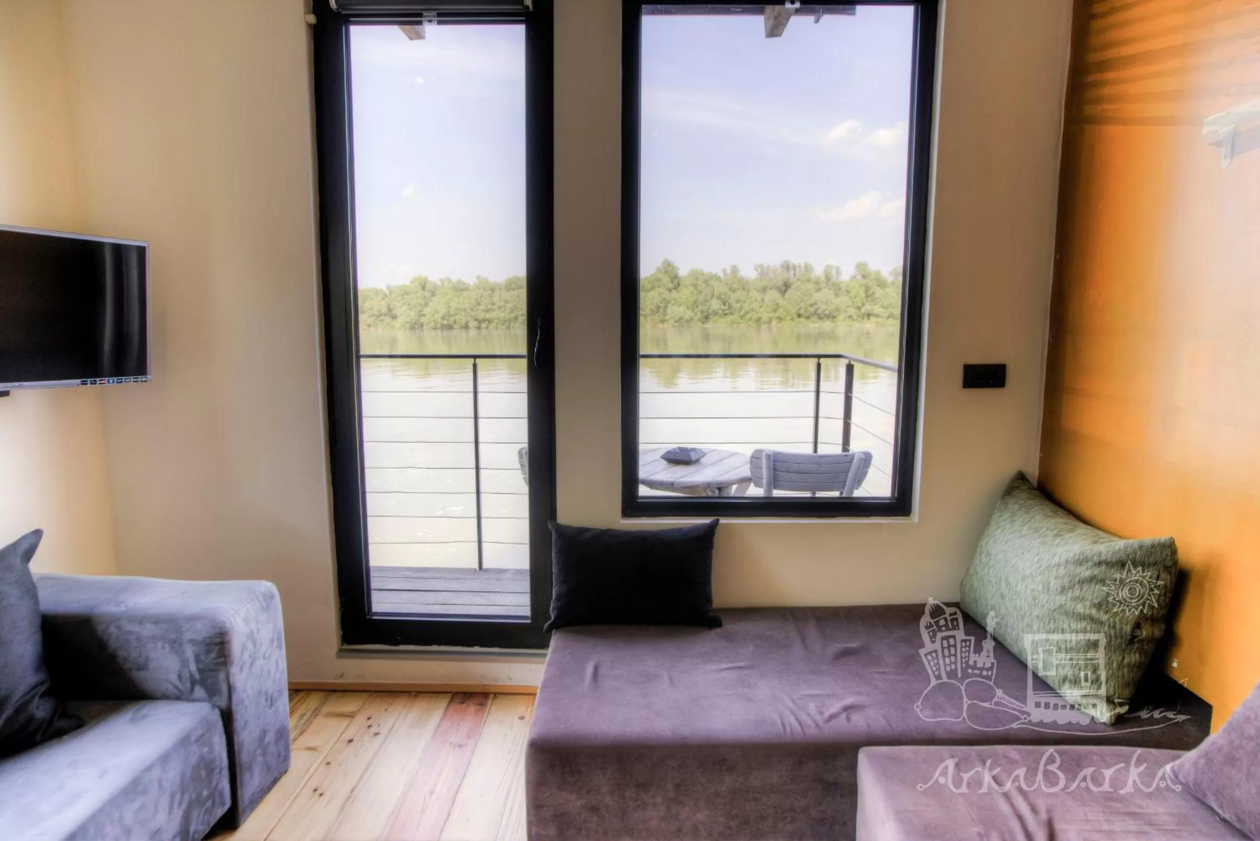 Spring, Seating Area in ArkaBarka 2- Floating Dream Rooms and Apartments