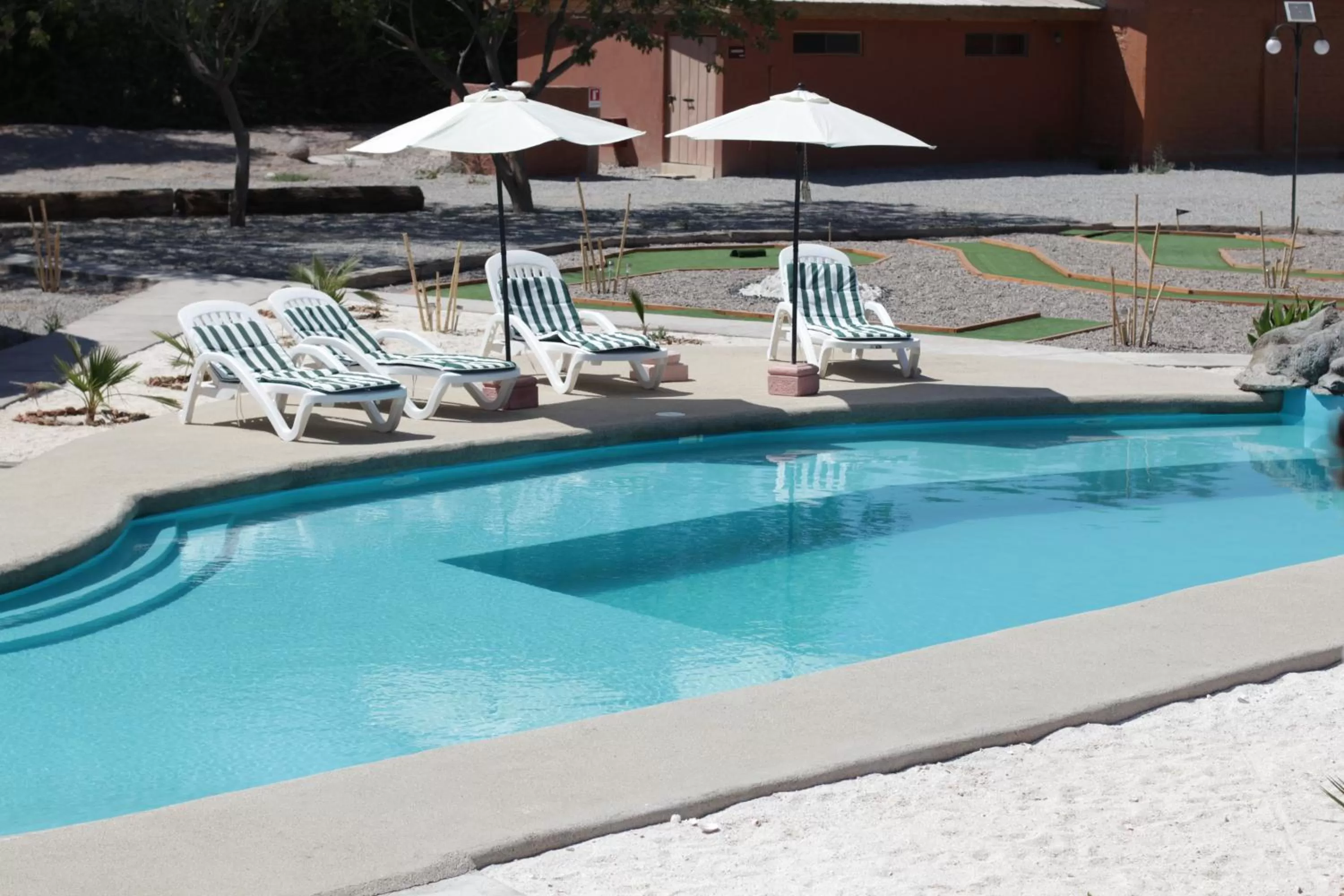 Patio, Swimming Pool in Hotel El Bramador